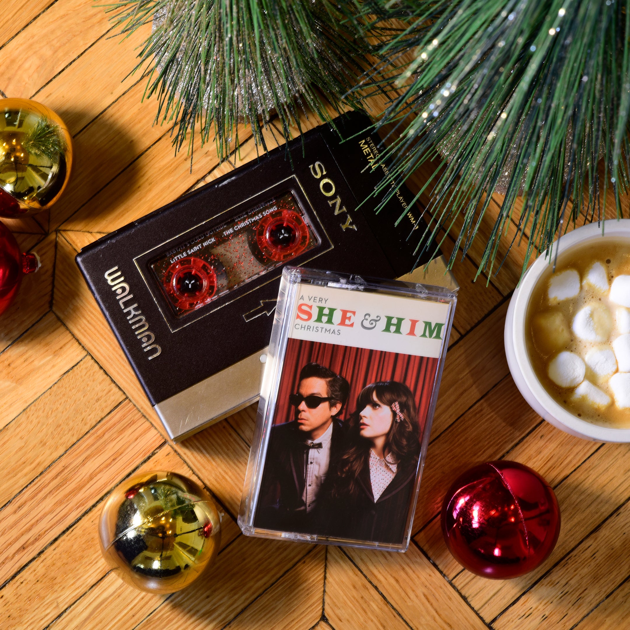 Celebrate Christmas on cassette with She & Him