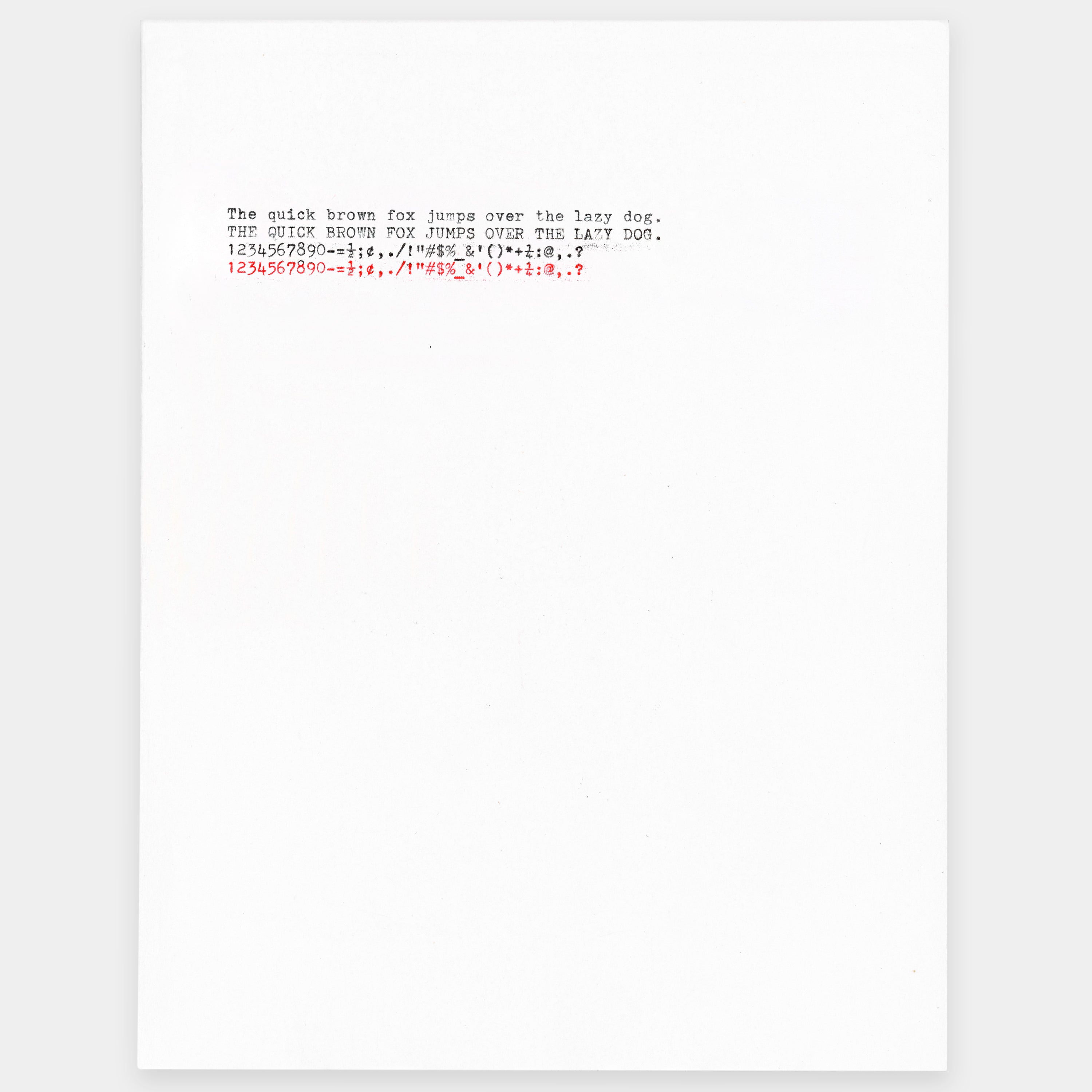 Webster XL-500 Blue Manual Typewriter and Leather Case