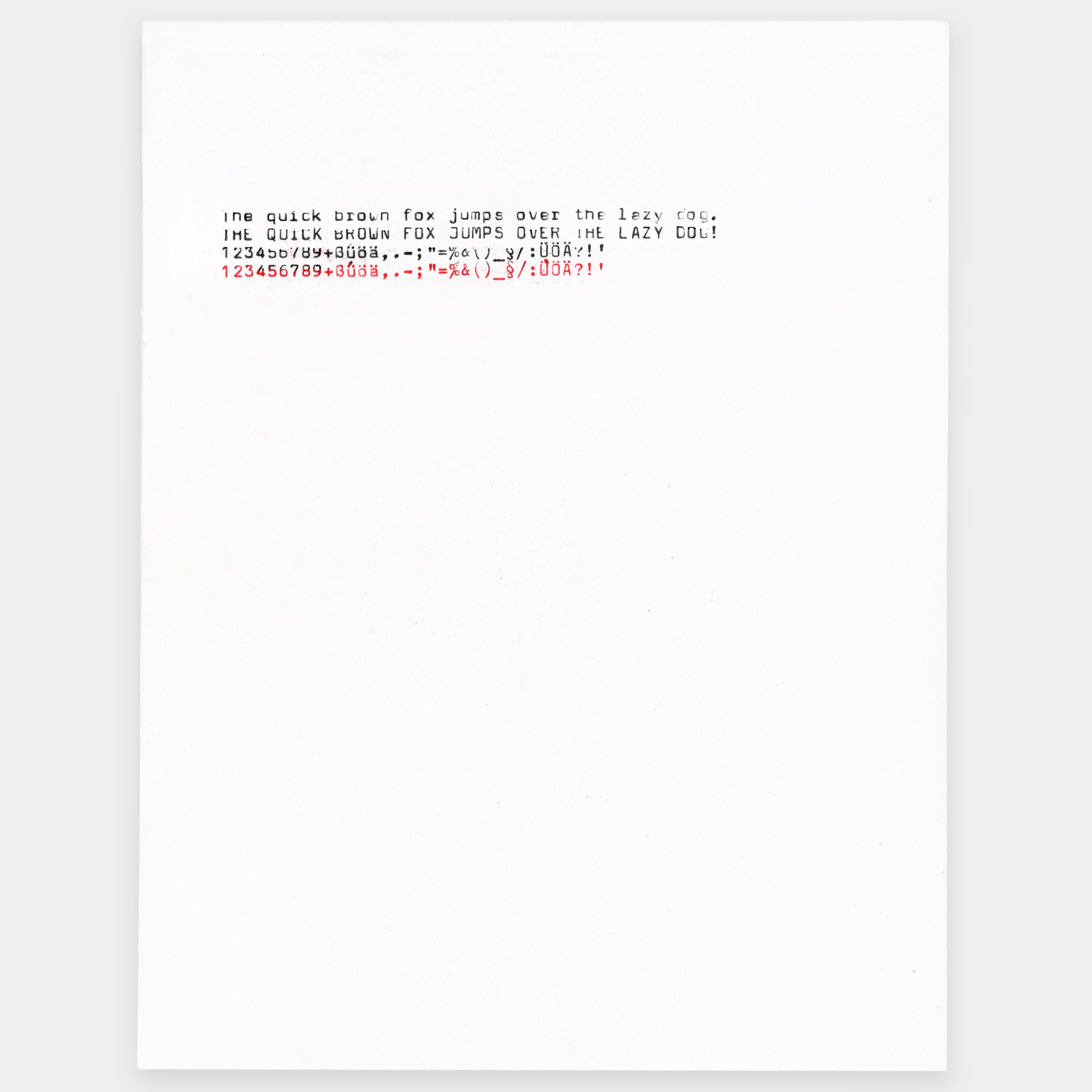 Silver-Reed 200 Orange Manual Typewriter and Case