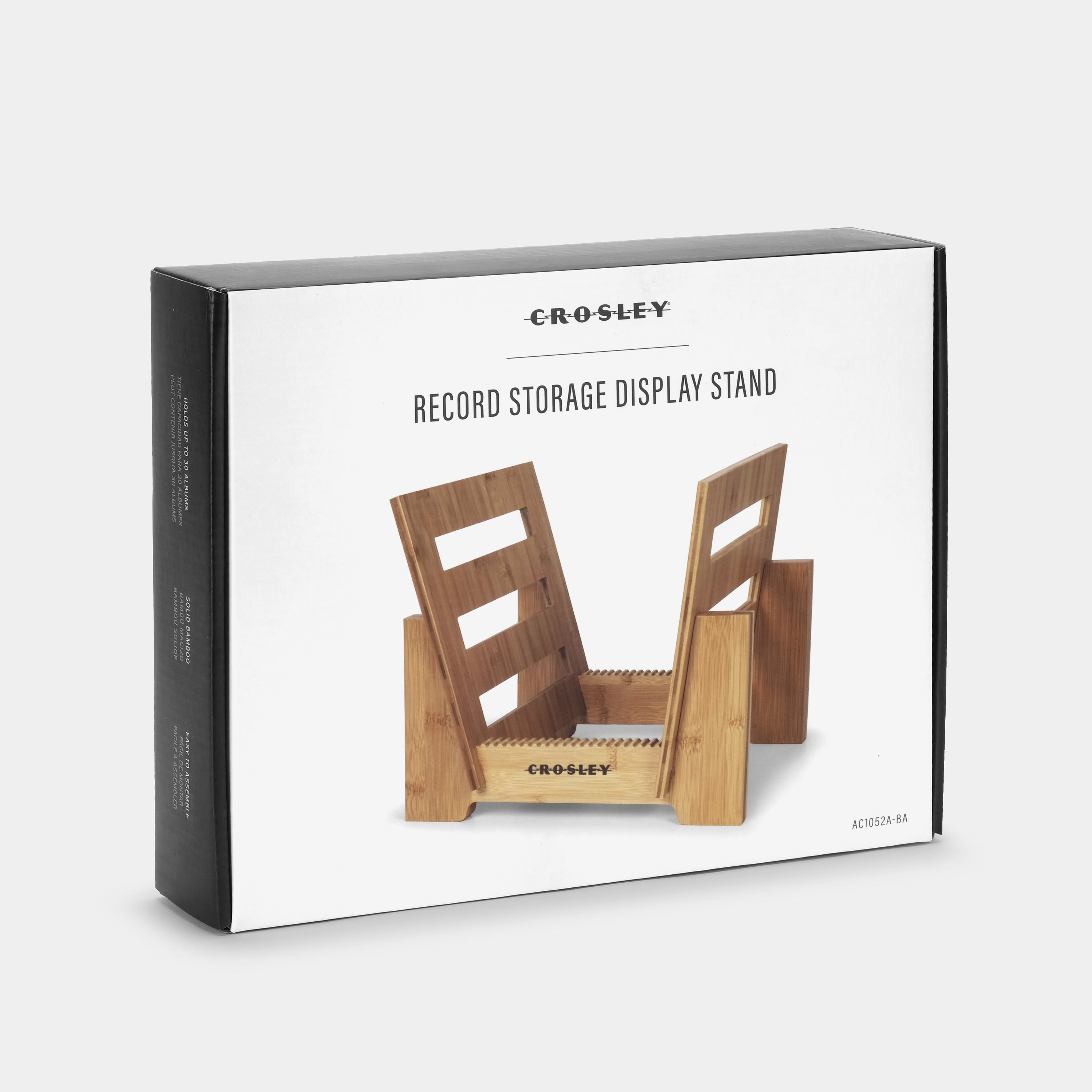 Crosley Record Storage Display Stand - Light Bamboo
