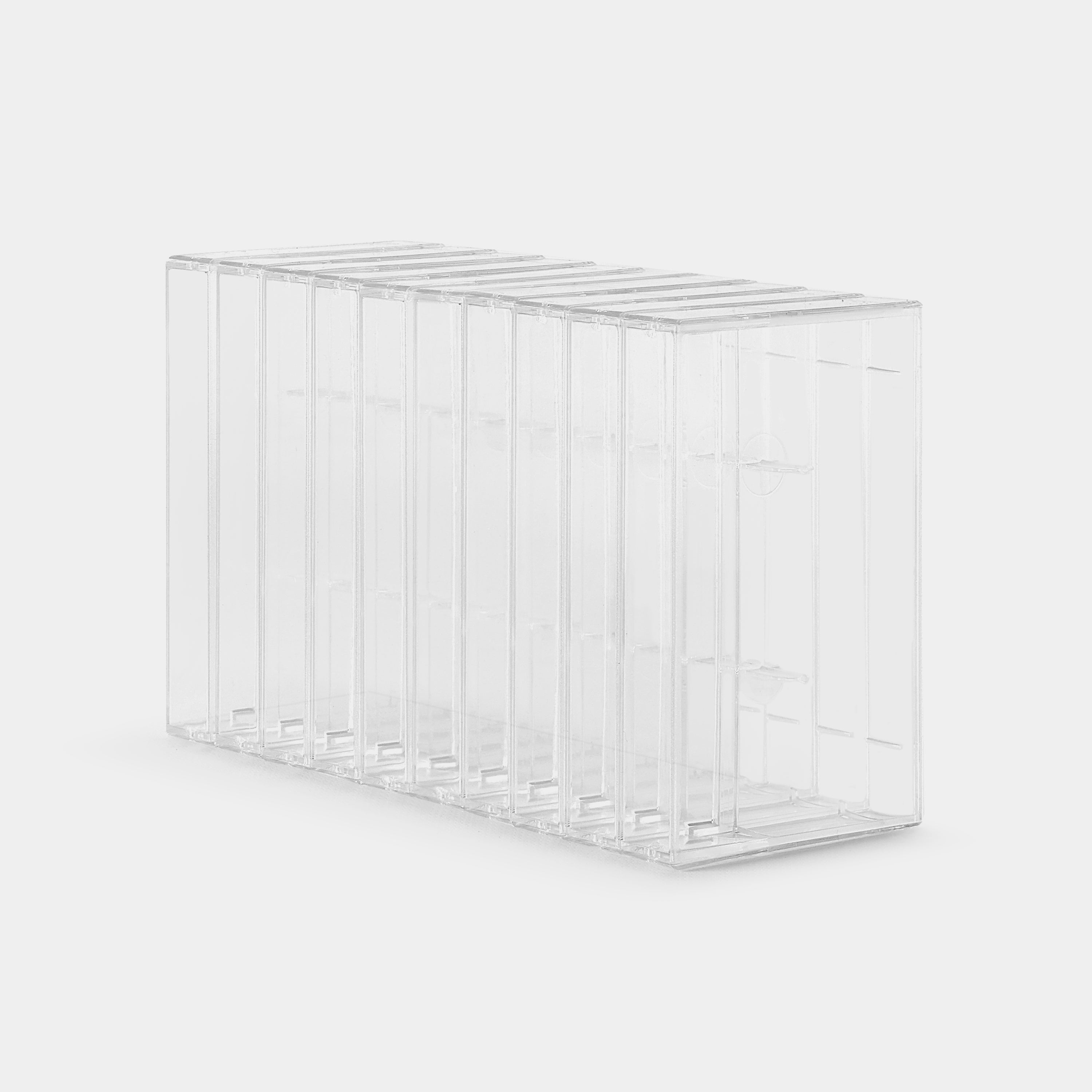 Replacement Acrylic Cassette Jewel Cases (10-Pack)