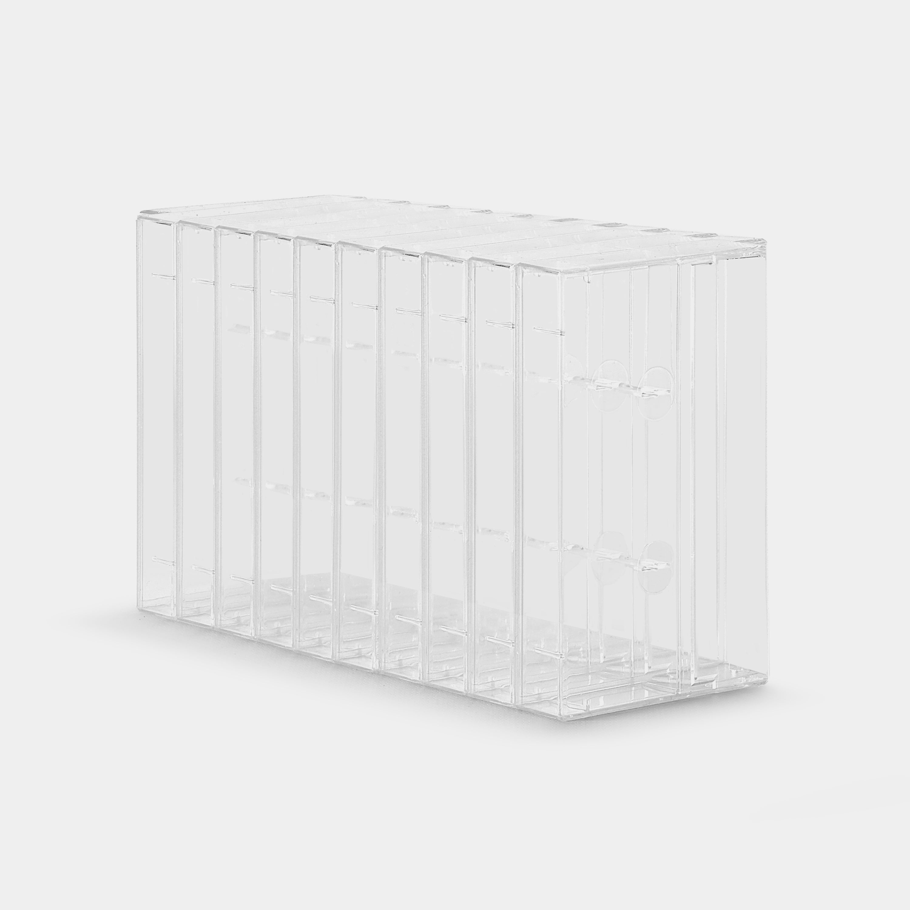 Replacement Acrylic Cassette Jewel Cases (10-Pack)