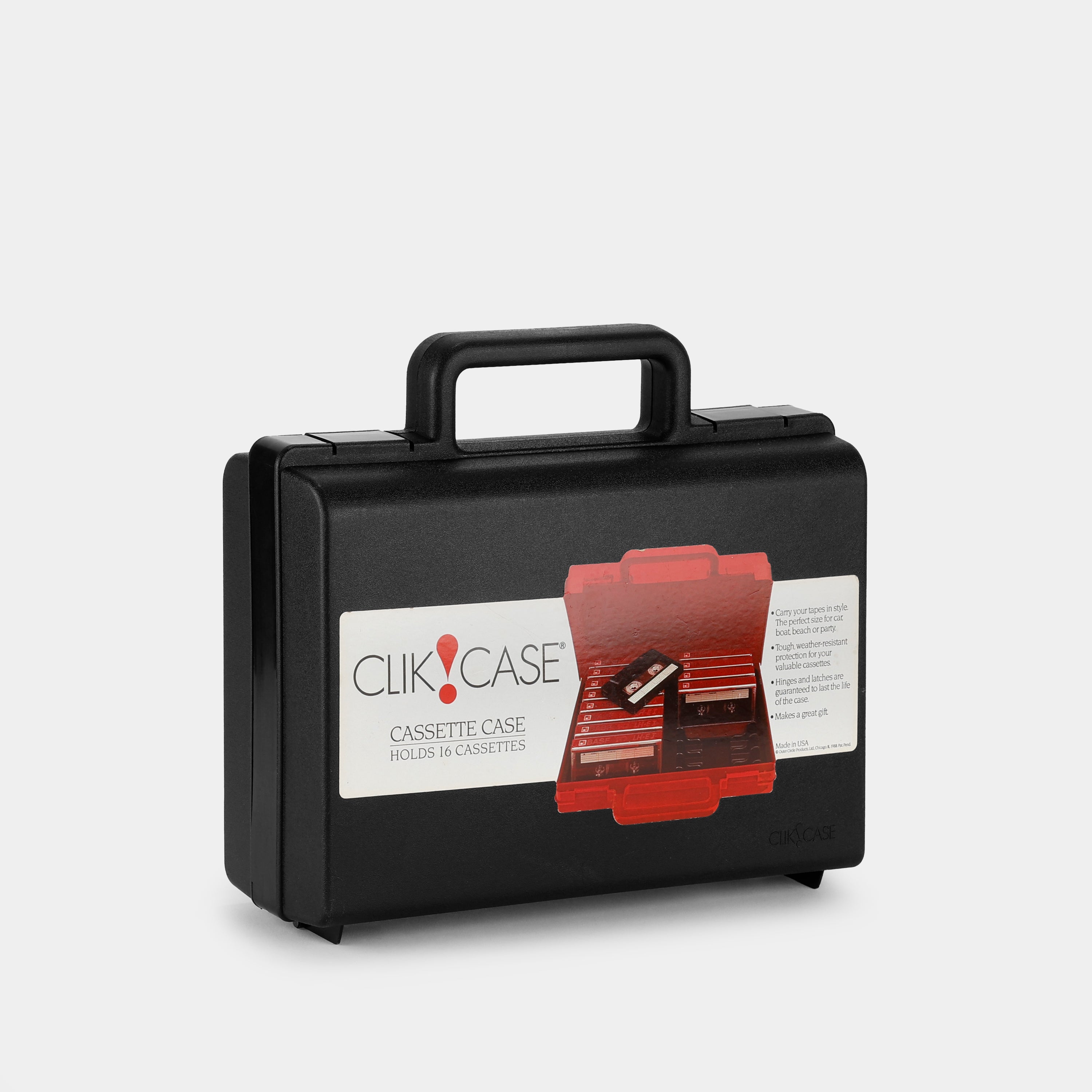 Clik!Case Cassette Storage Briefcase for 16 Cassettes