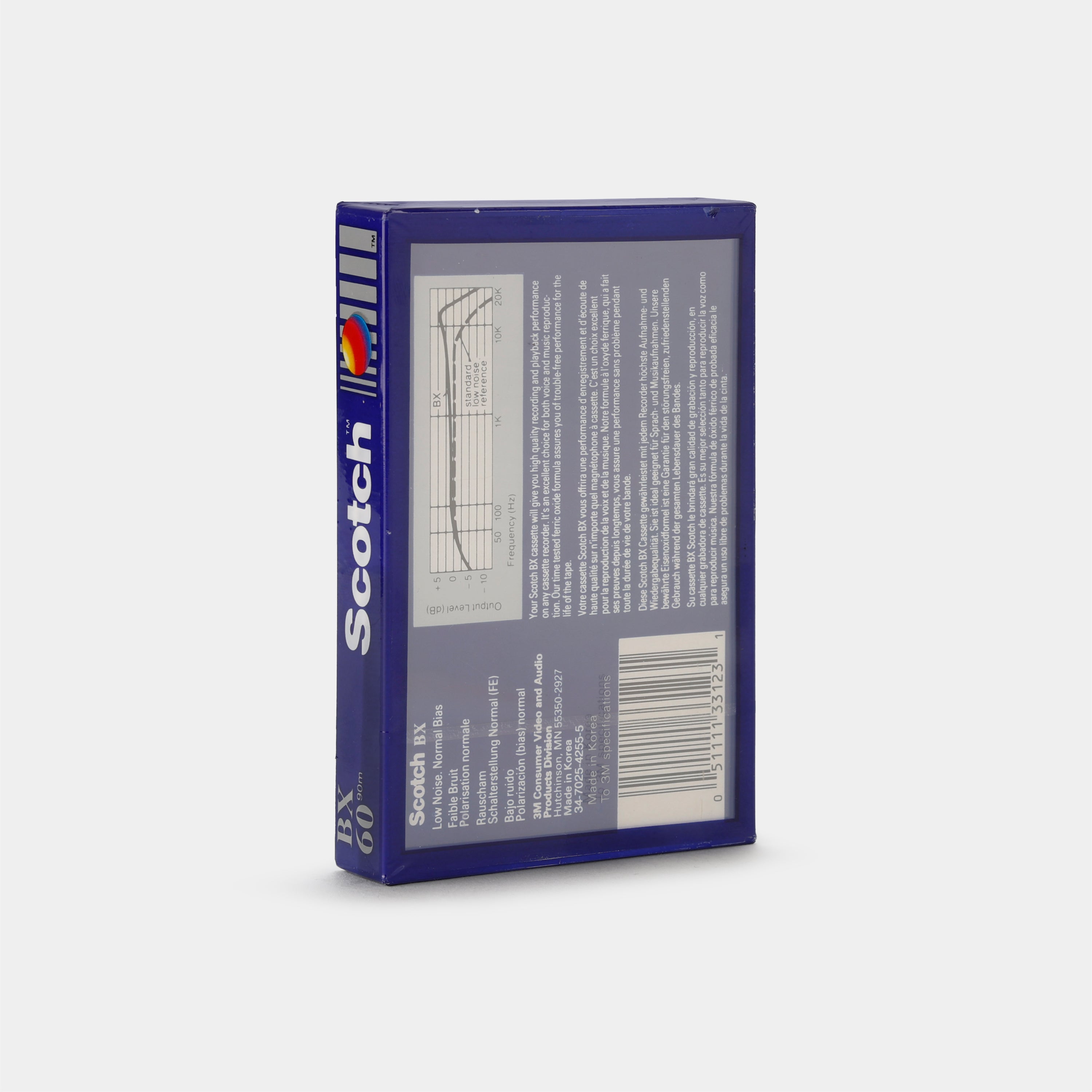 Scotch BX60 Type I 60 Min Blank Recordable Cassette Tape