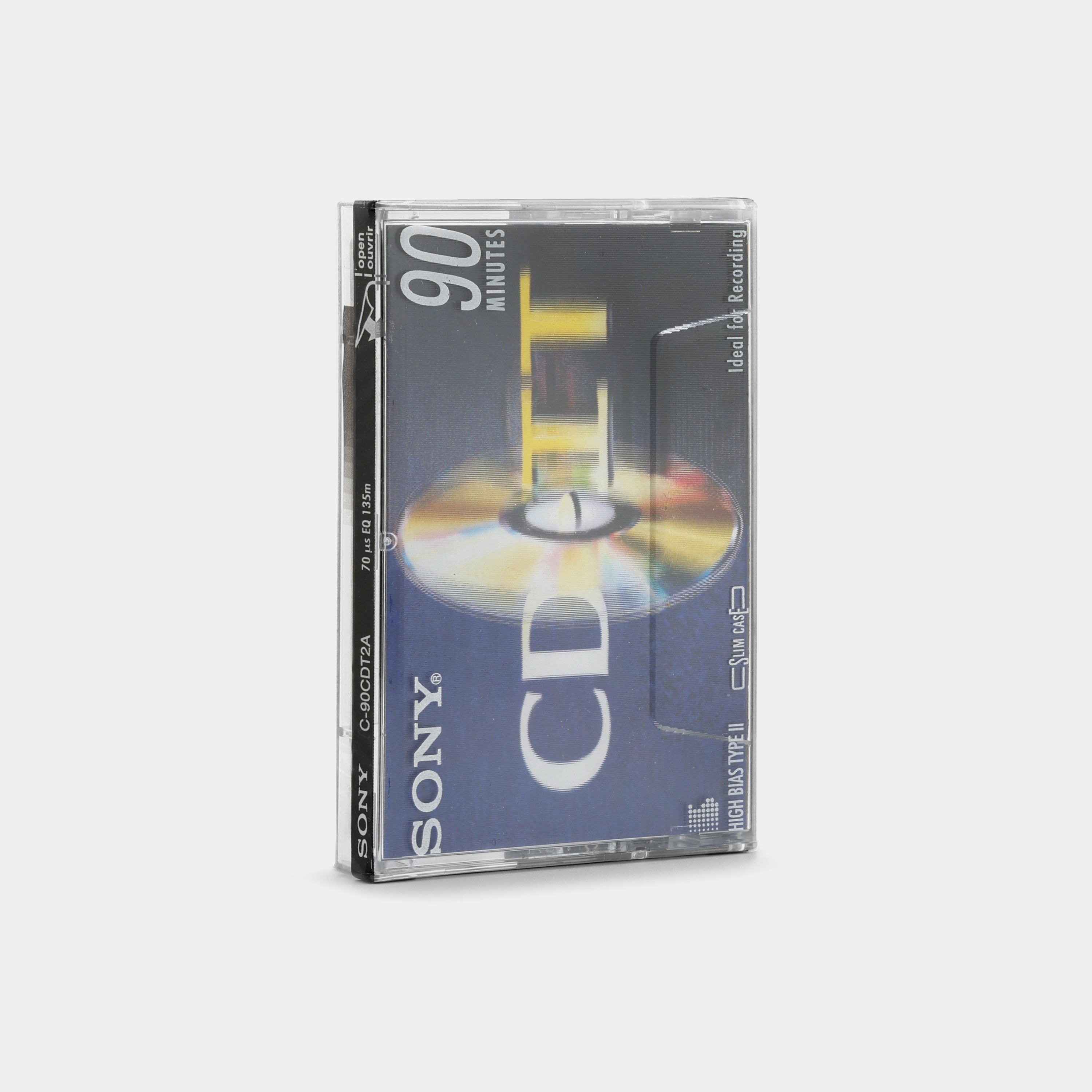 Sony CD-IT Type II 90 Min Slim Case Blank Recordable Cassette Tape