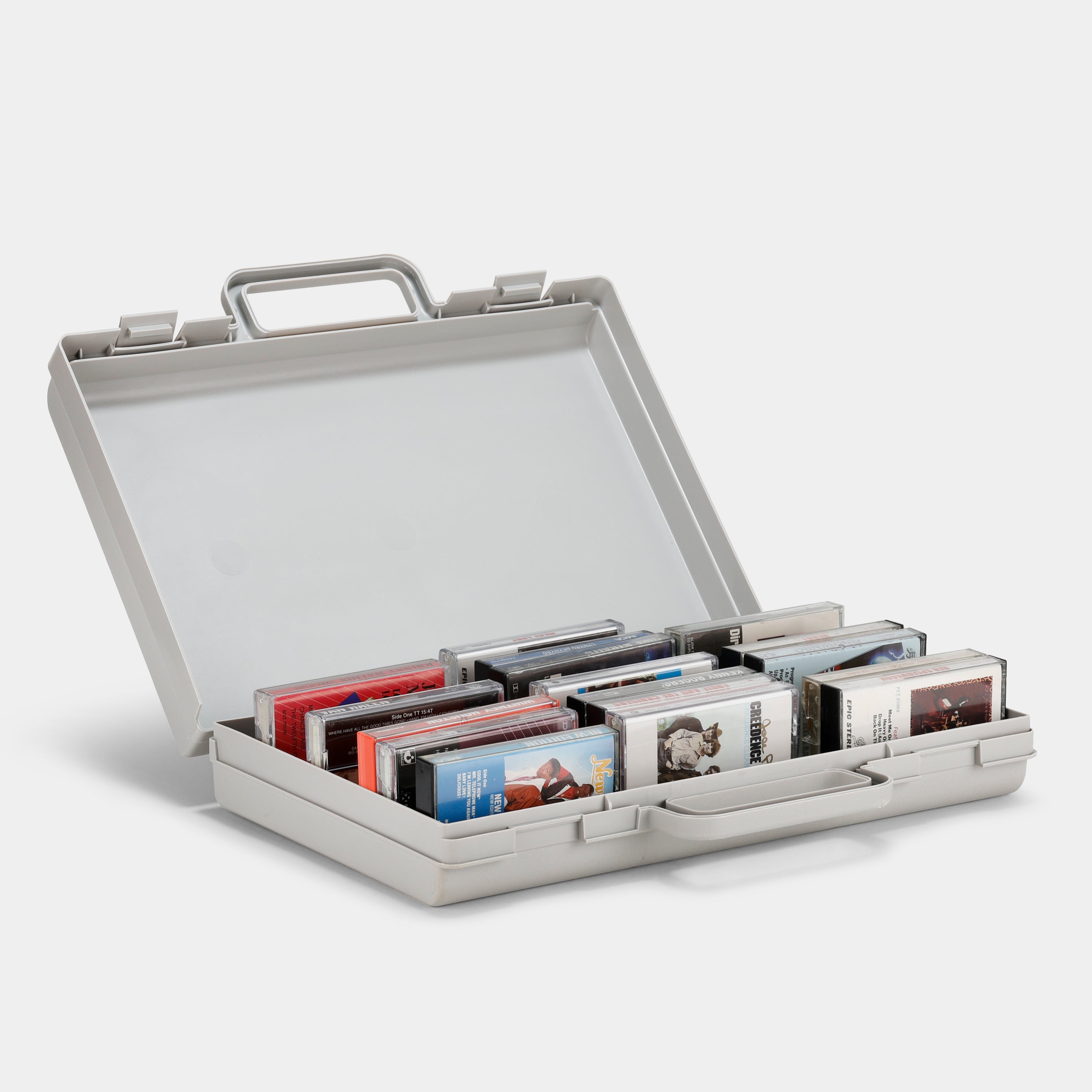 Clik Case Grey Cassette Tape Storage Carrying Case