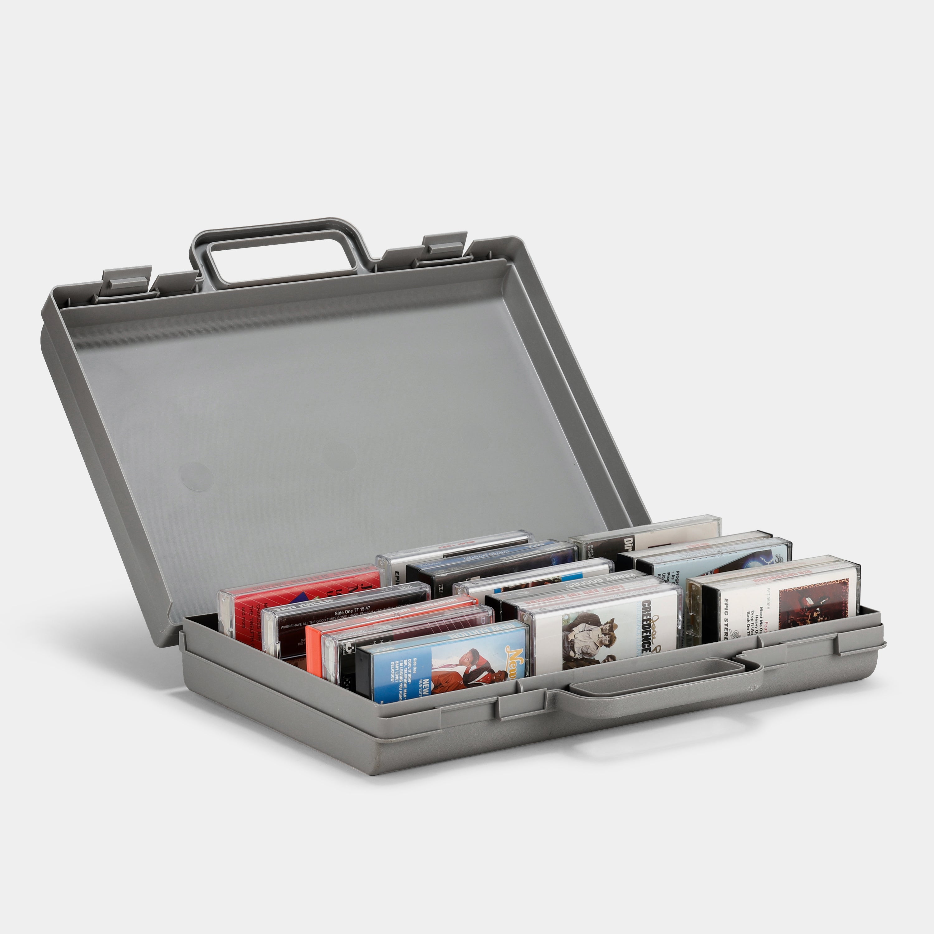 Clik Case Grey Cassette Tape Storage Carrying Case
