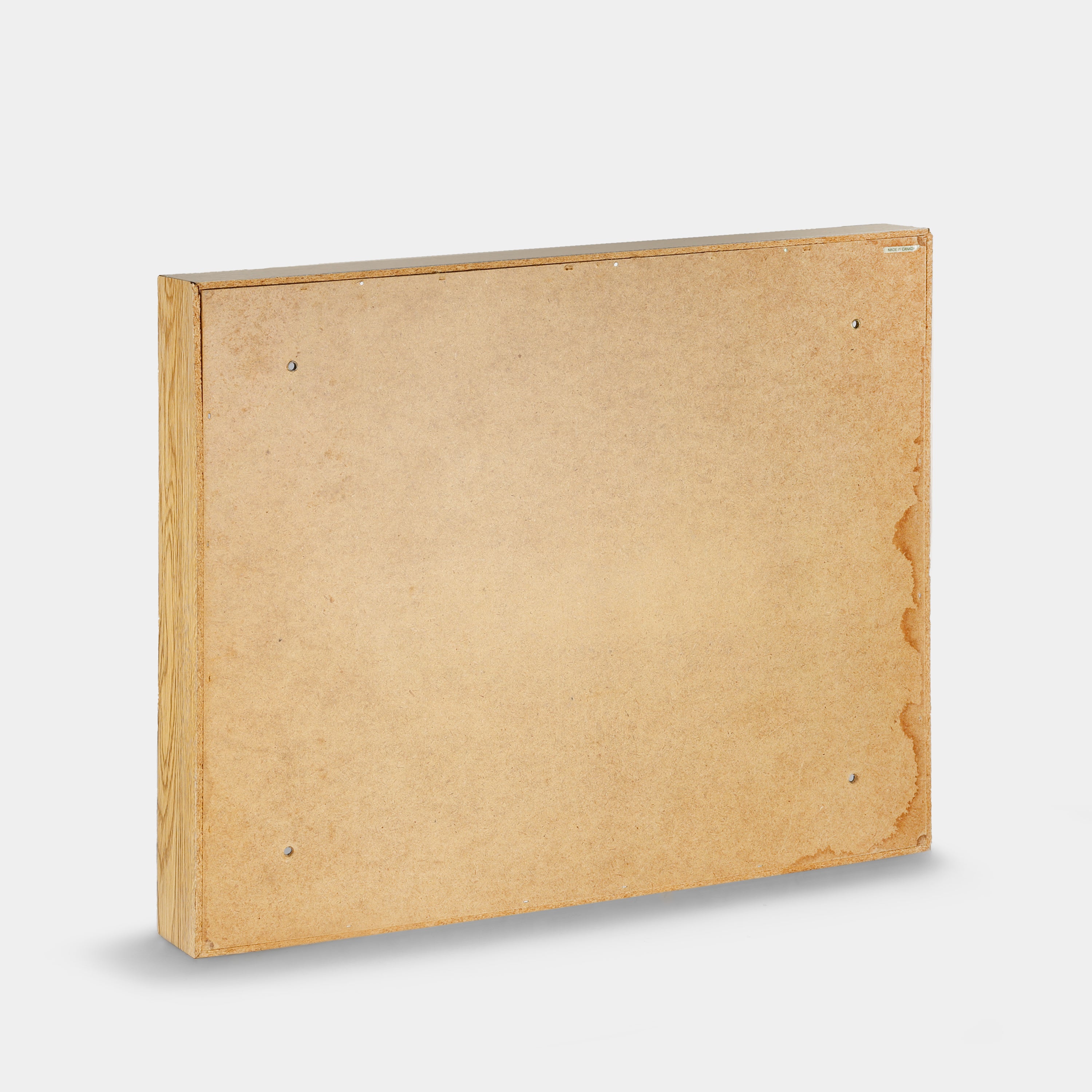 Wood Veneer Cassette Storage Rack for 100 Cassettes