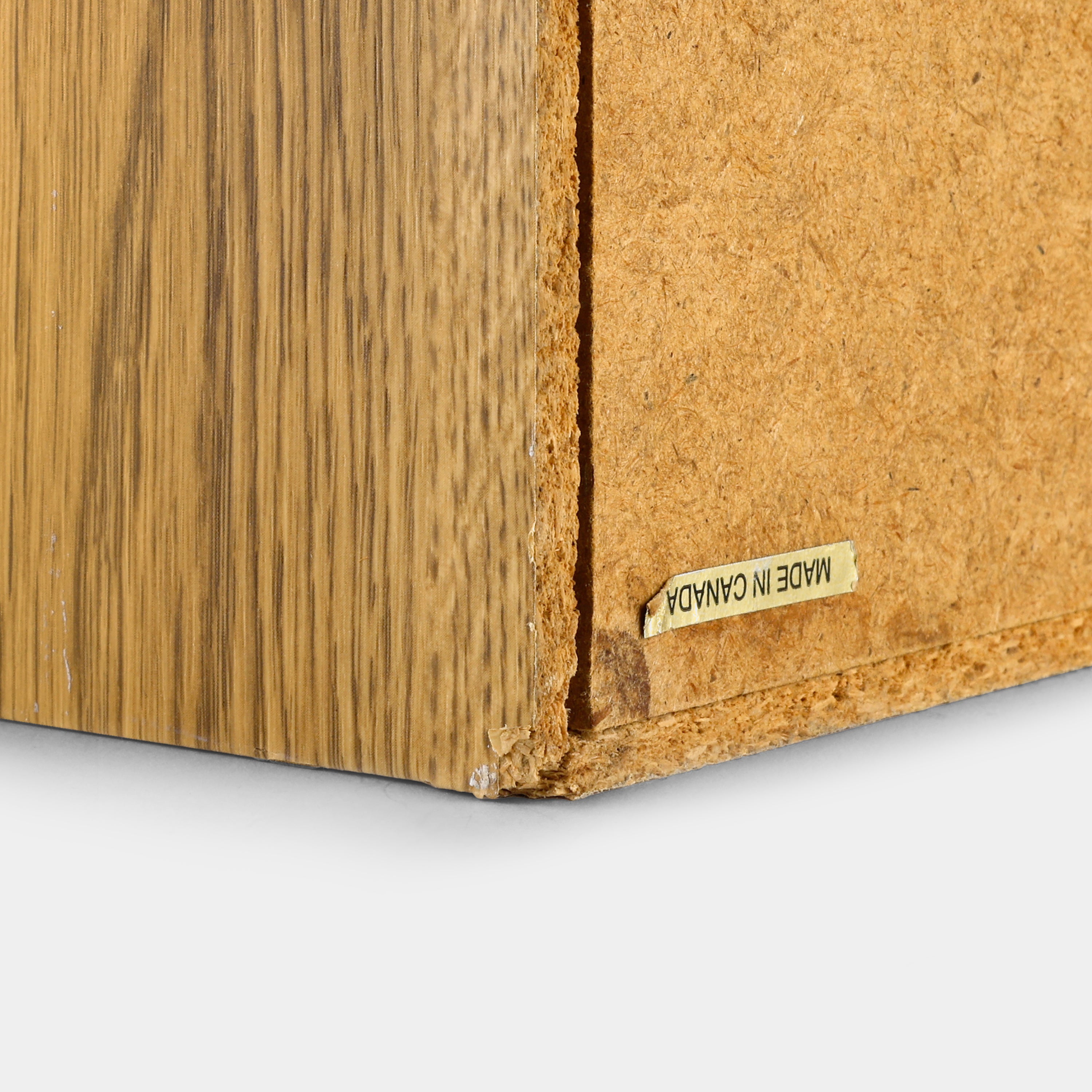 Wood Veneer Cassette Storage Rack for 100 Cassettes