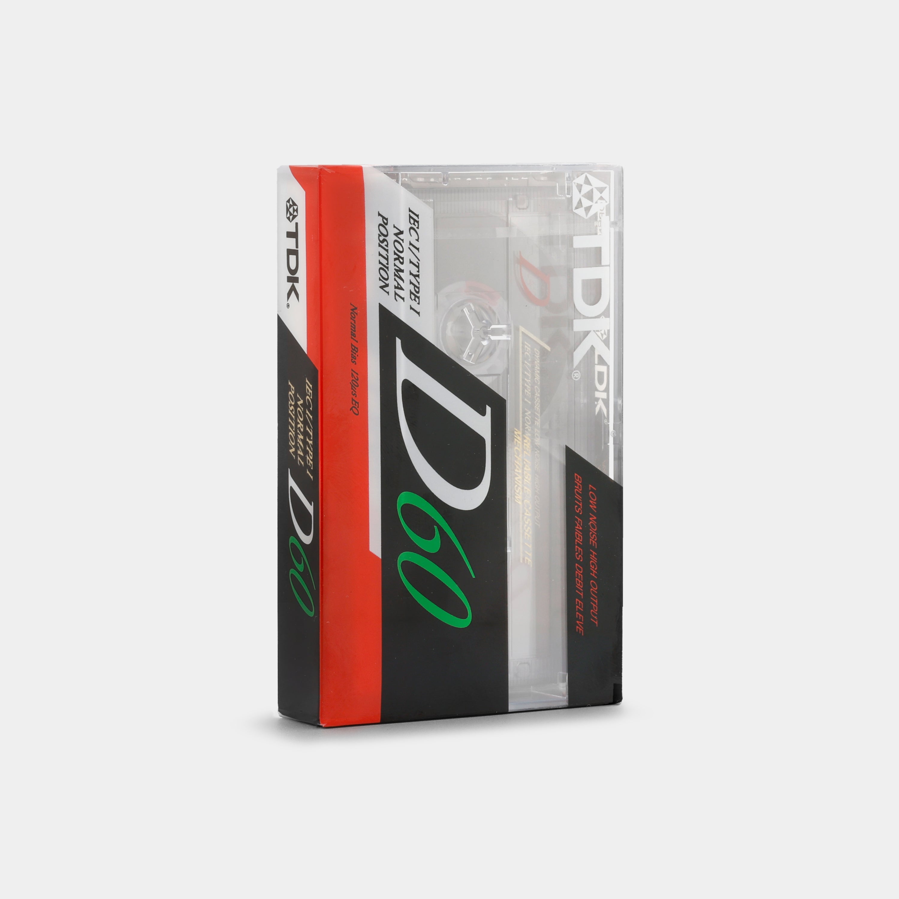 TDK D60 Type I 60 Min Blank Cassette Tape