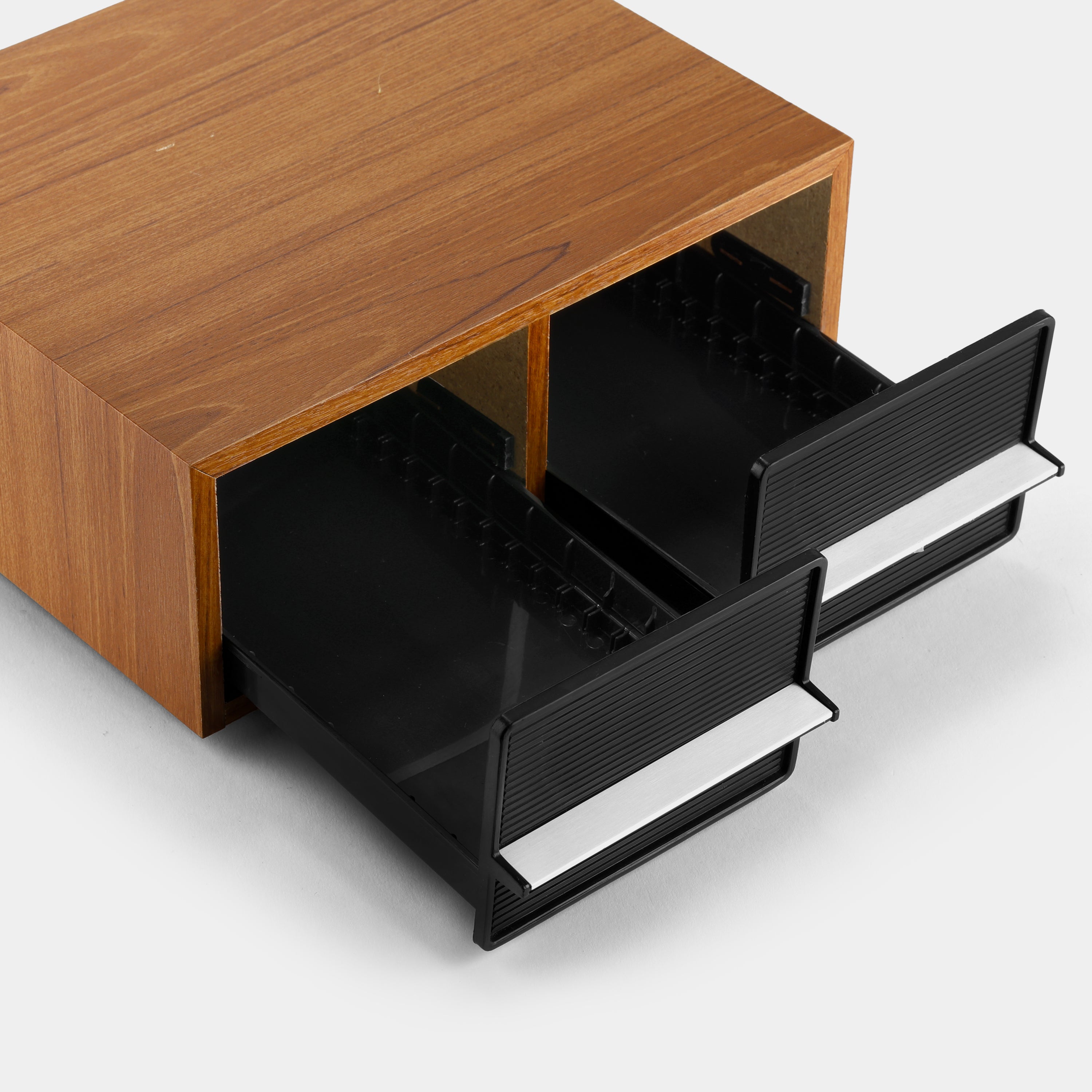 Wood Cassette Tape Storage Drawers