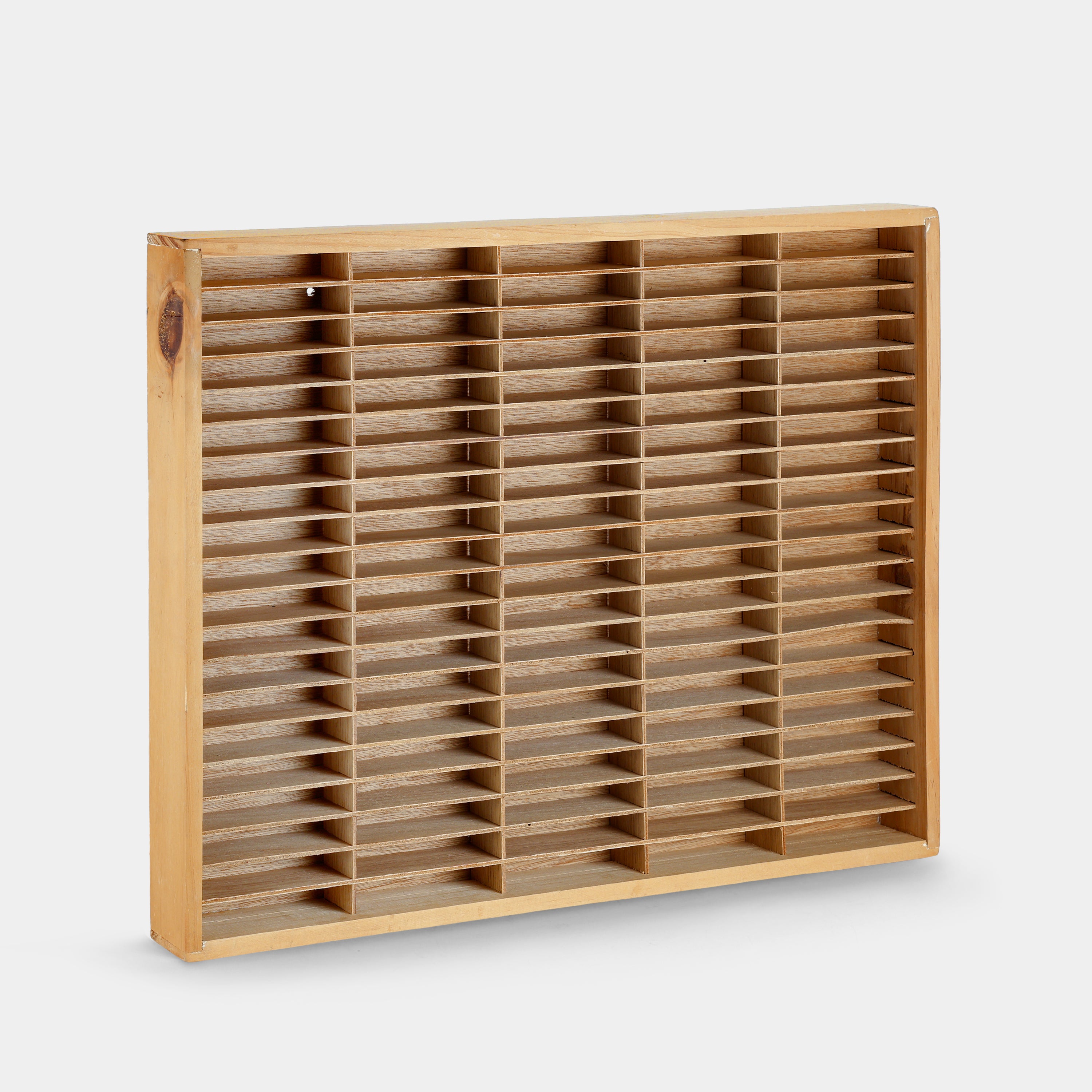 Wood Cassette Storage for 100 Cassettes