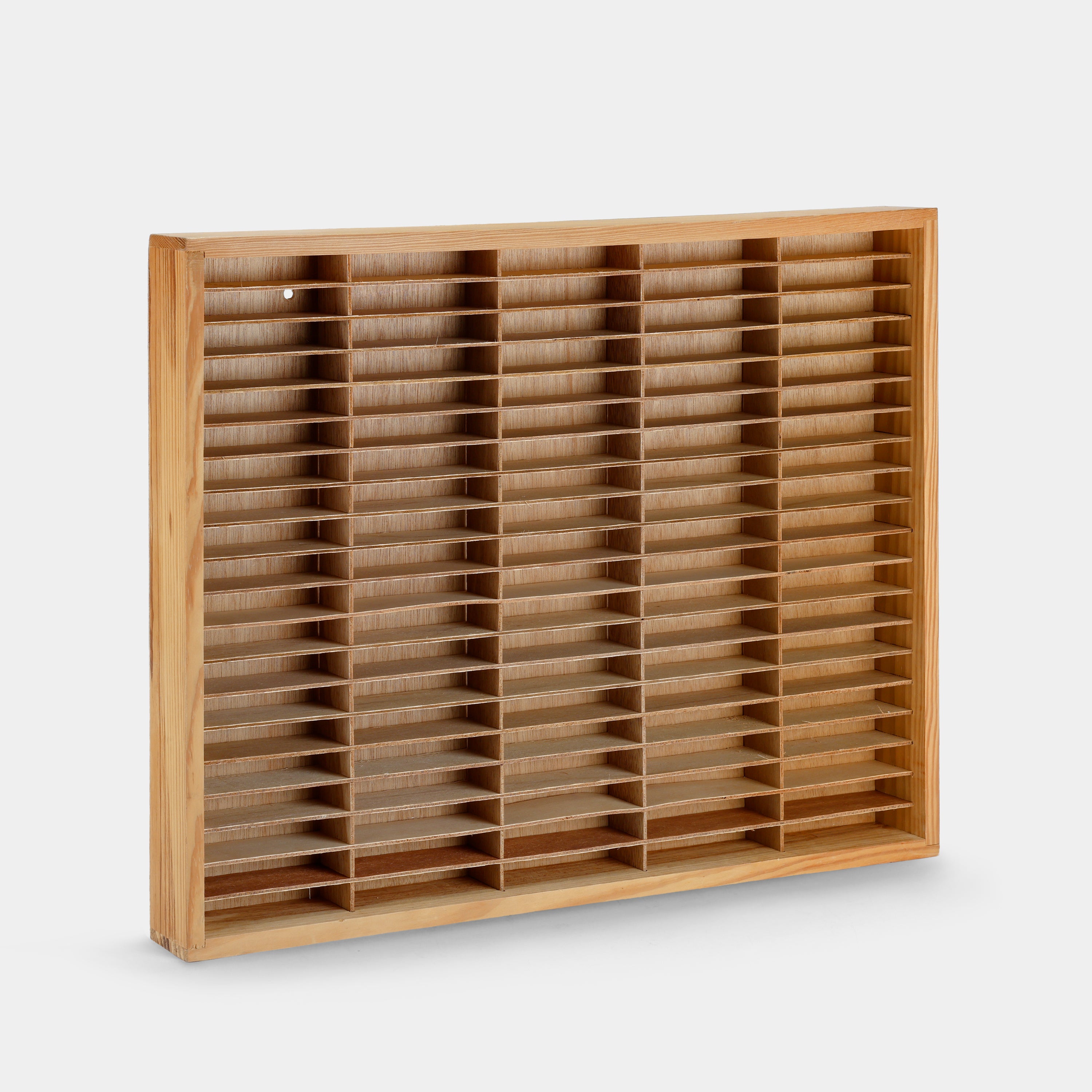Wood Cassette Storage for 100 Cassettes