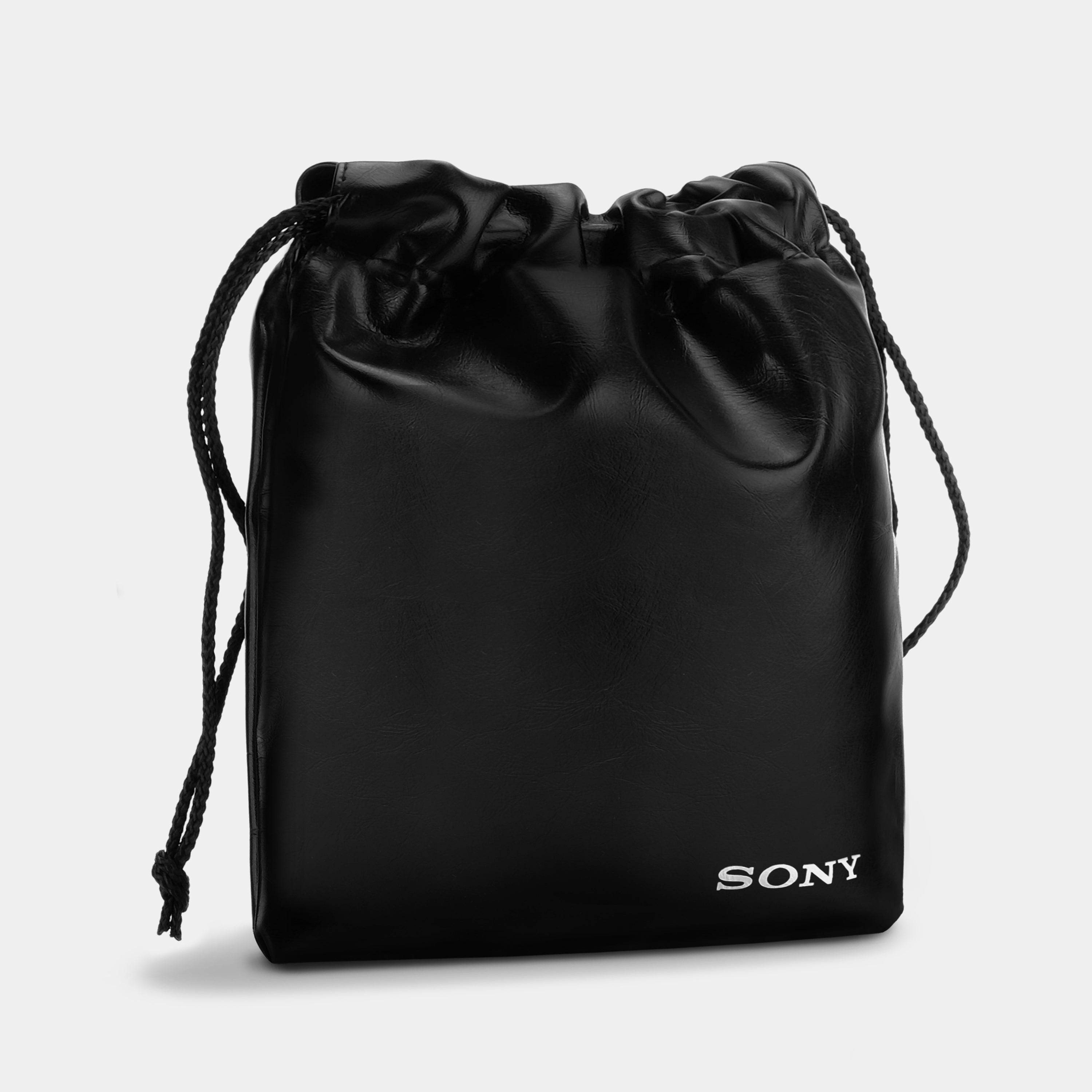 Sony Black Drawstring Portable CD Player Case