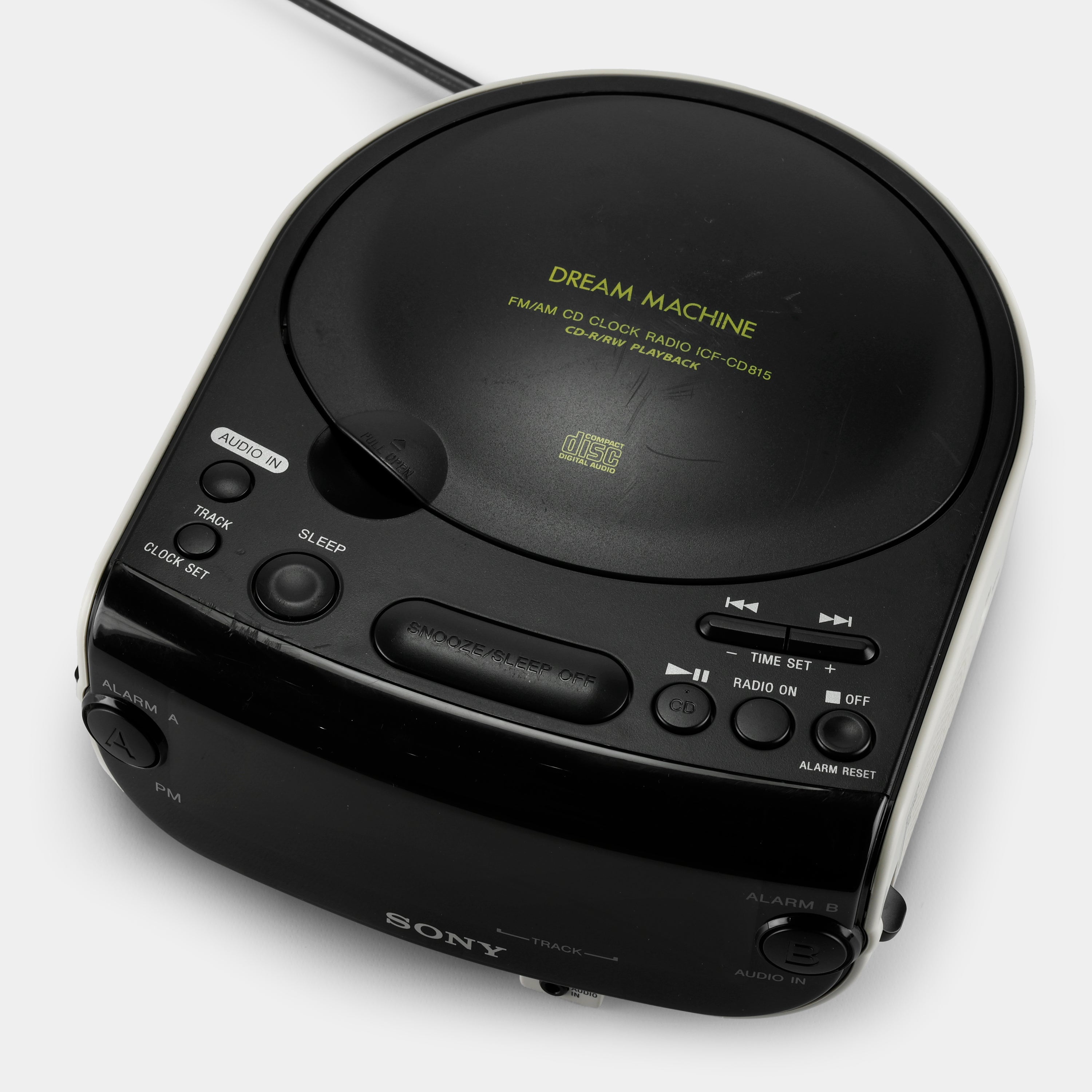 Sony Dream Machine ICF-CD815 Alarm Clock Radio and CD Player