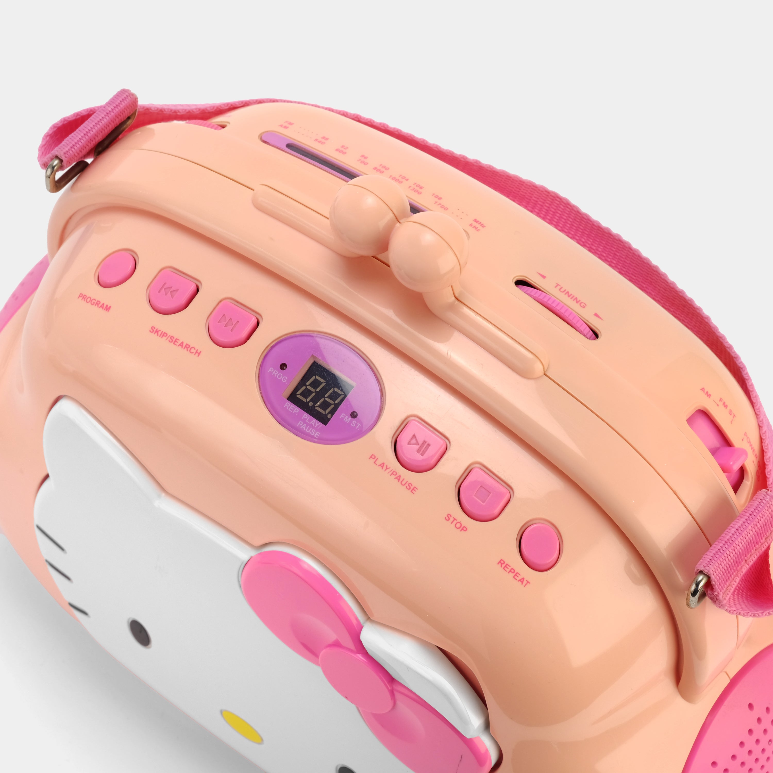 Hello Kitty KT2027 Pink Purse CD Player Boombox