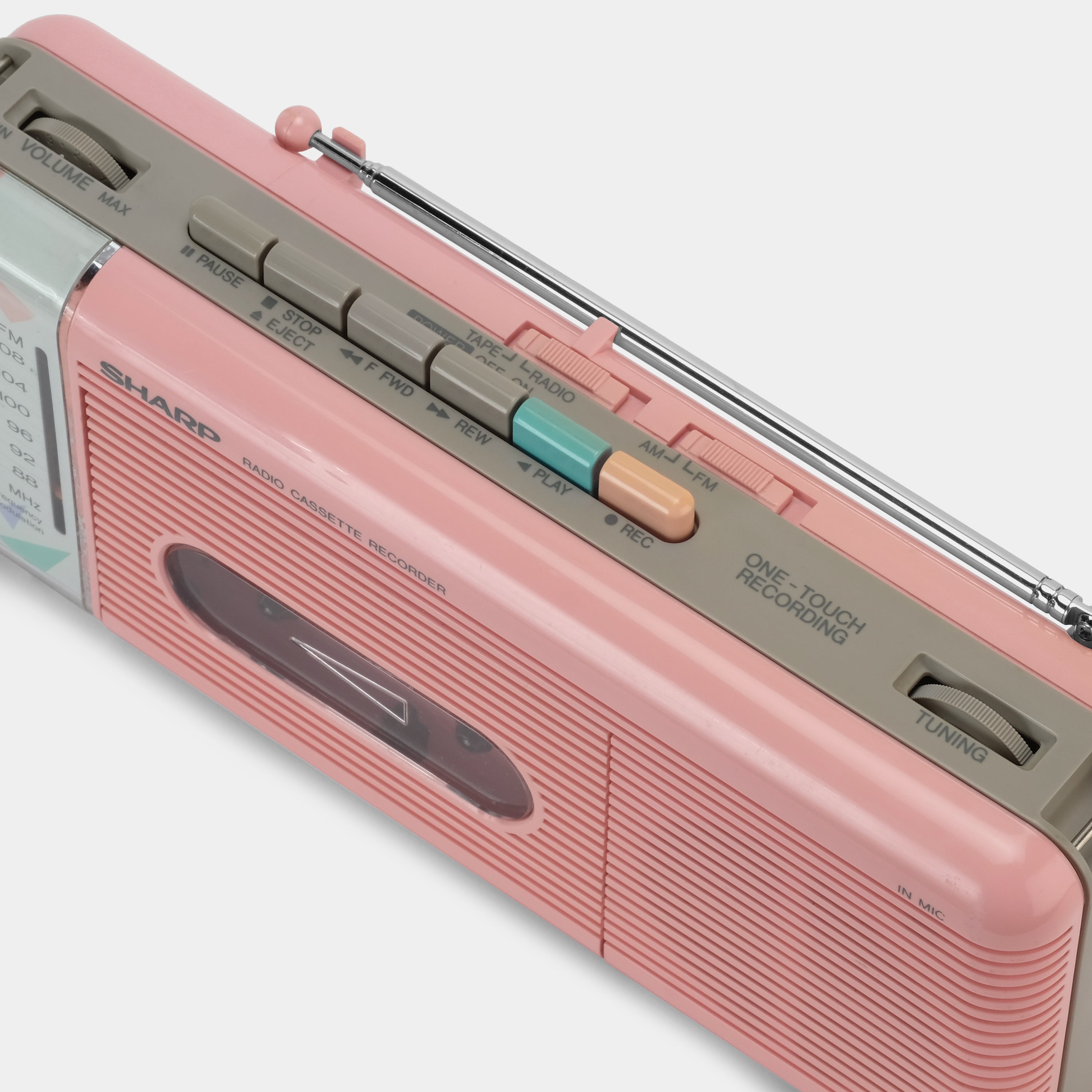 Sharp QT-5(P) AM/FM Radio Cassette Recorder