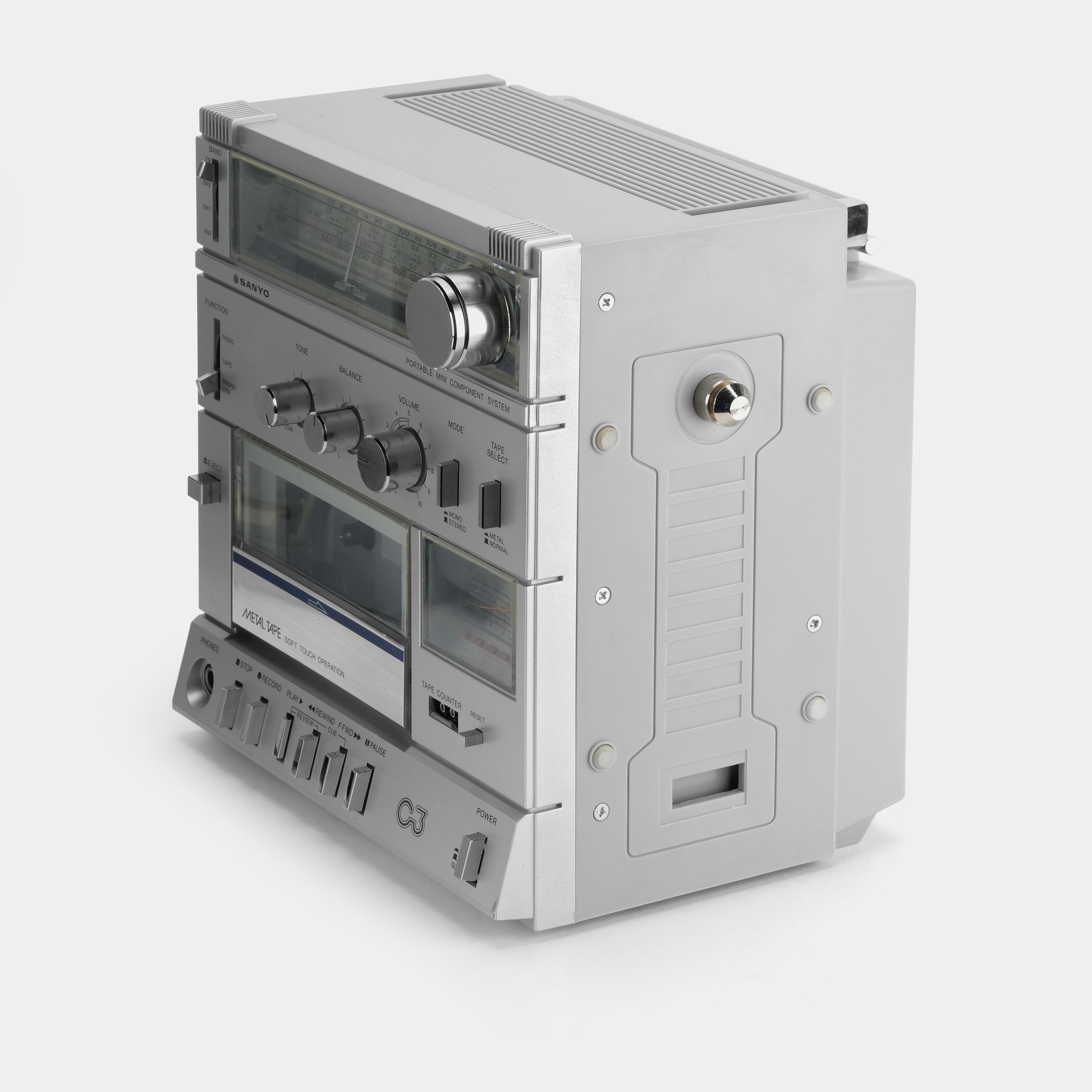 Sanyo C3 Portable Mini Component System Boombox