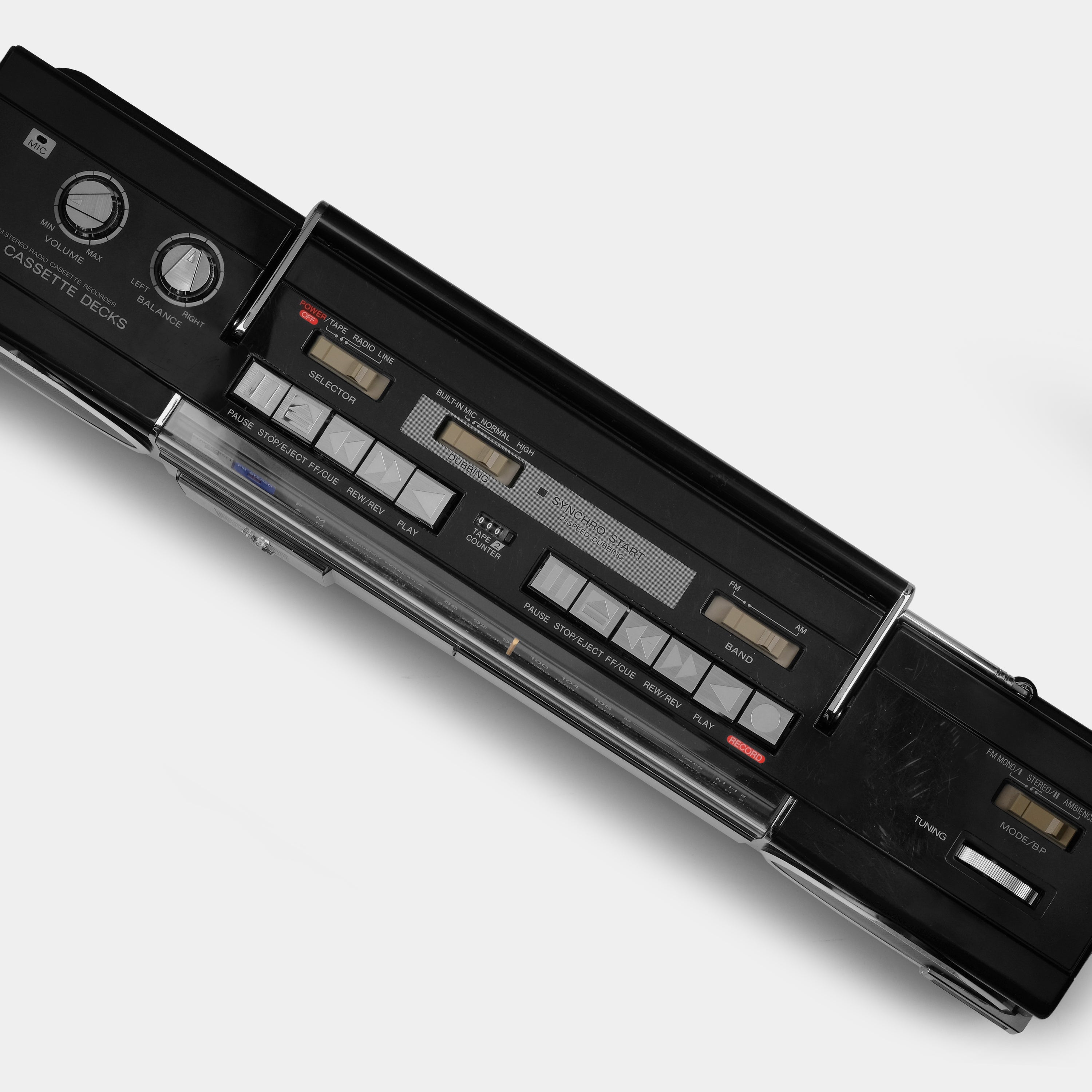 Panasonic RX-FW20 AM/FM Stereo Boombox Cassette Recorder and Player