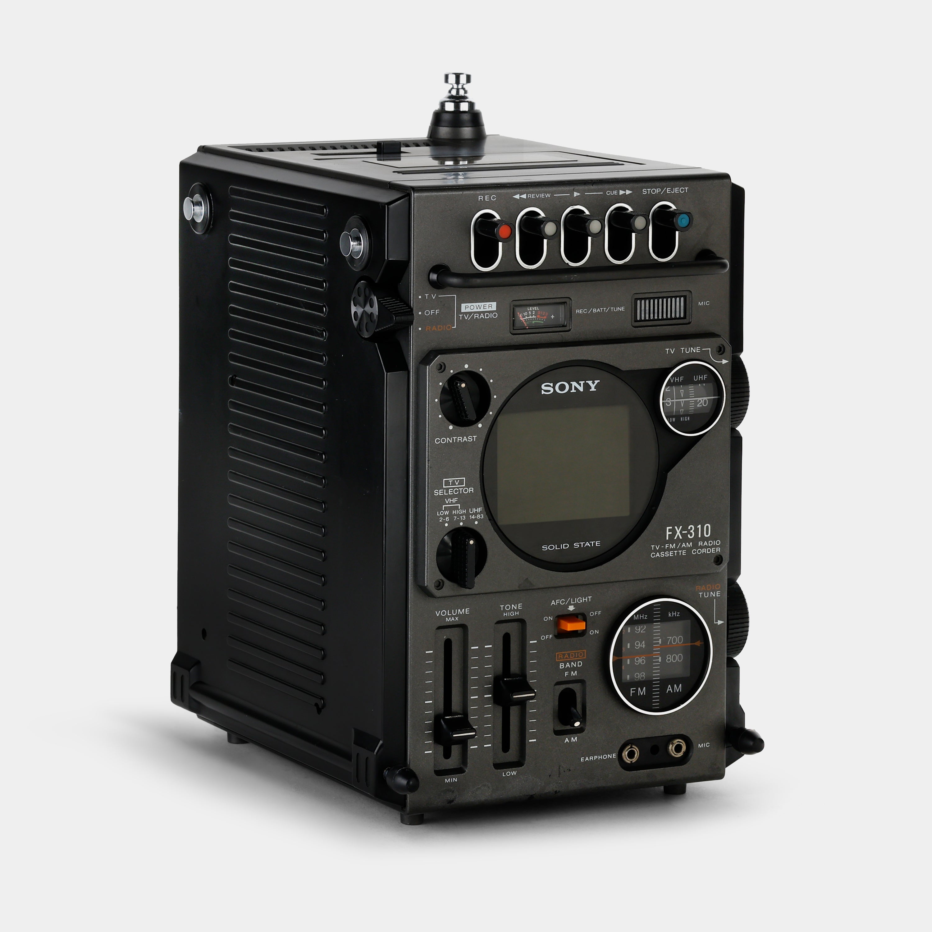 Sony FX-310 TV with AM/FM Radio and Cassette Recorder