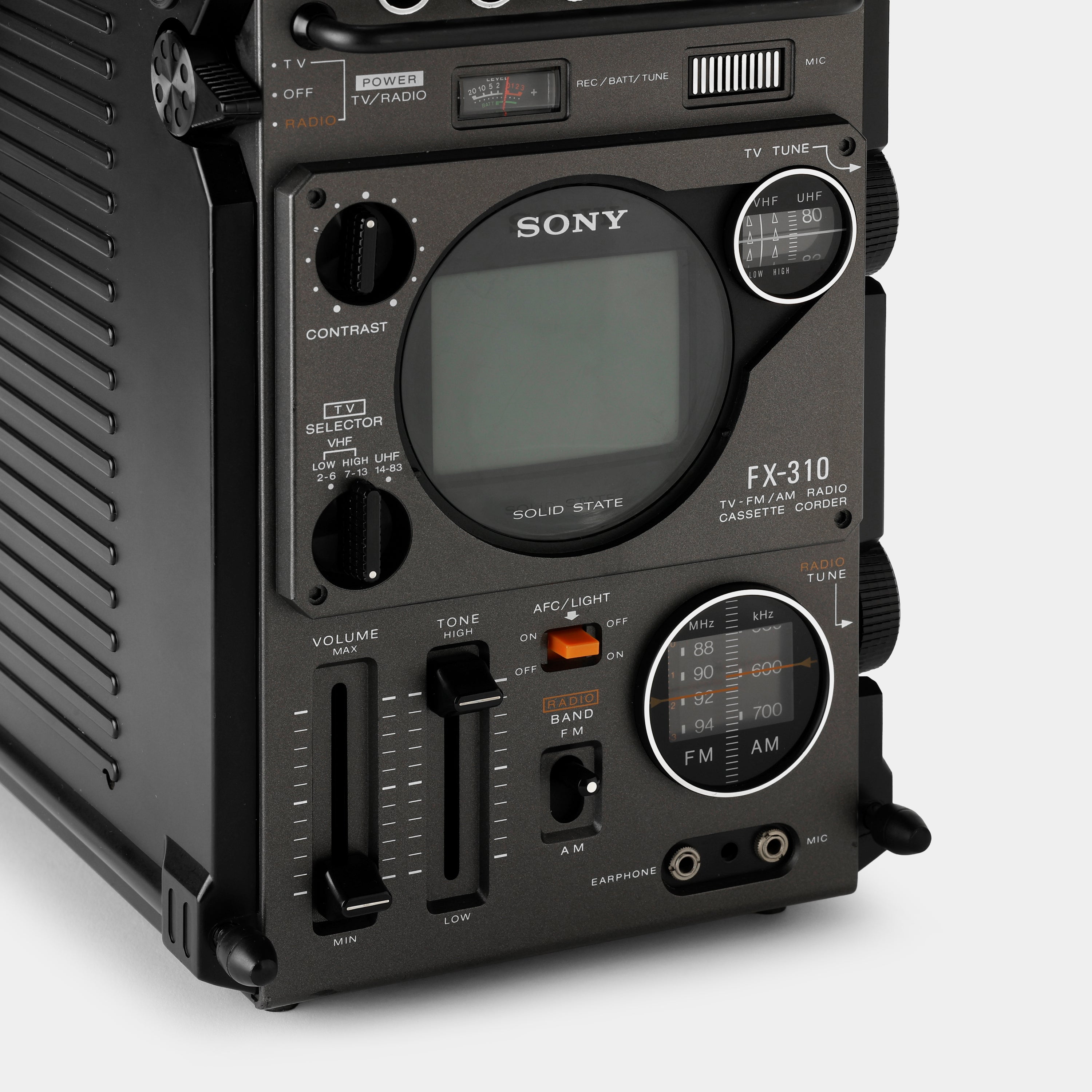 Sony FX-310 TV with AM/FM Radio and Cassette Recorder