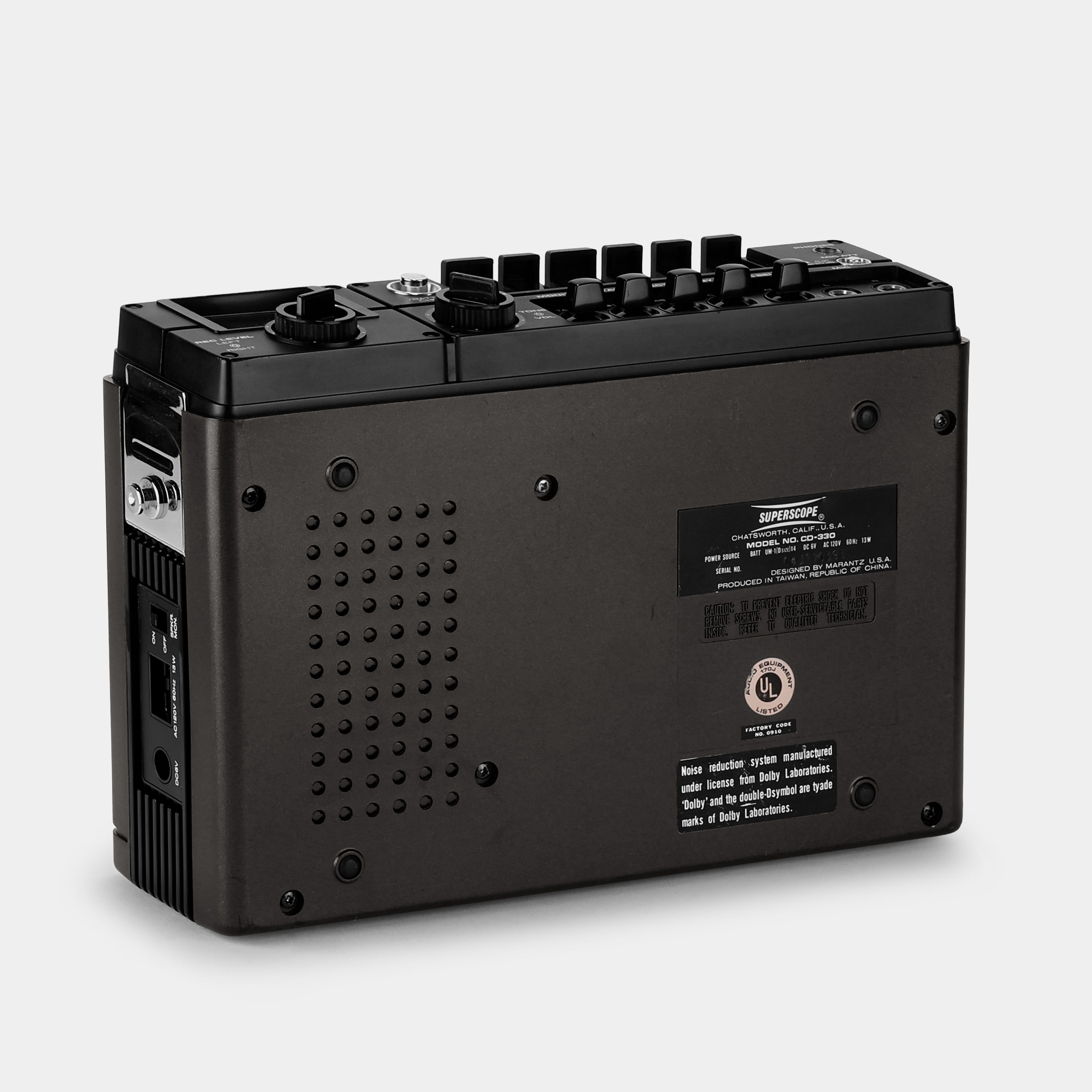 Marantz Superscope CD-330 Cassette Player and Recorder