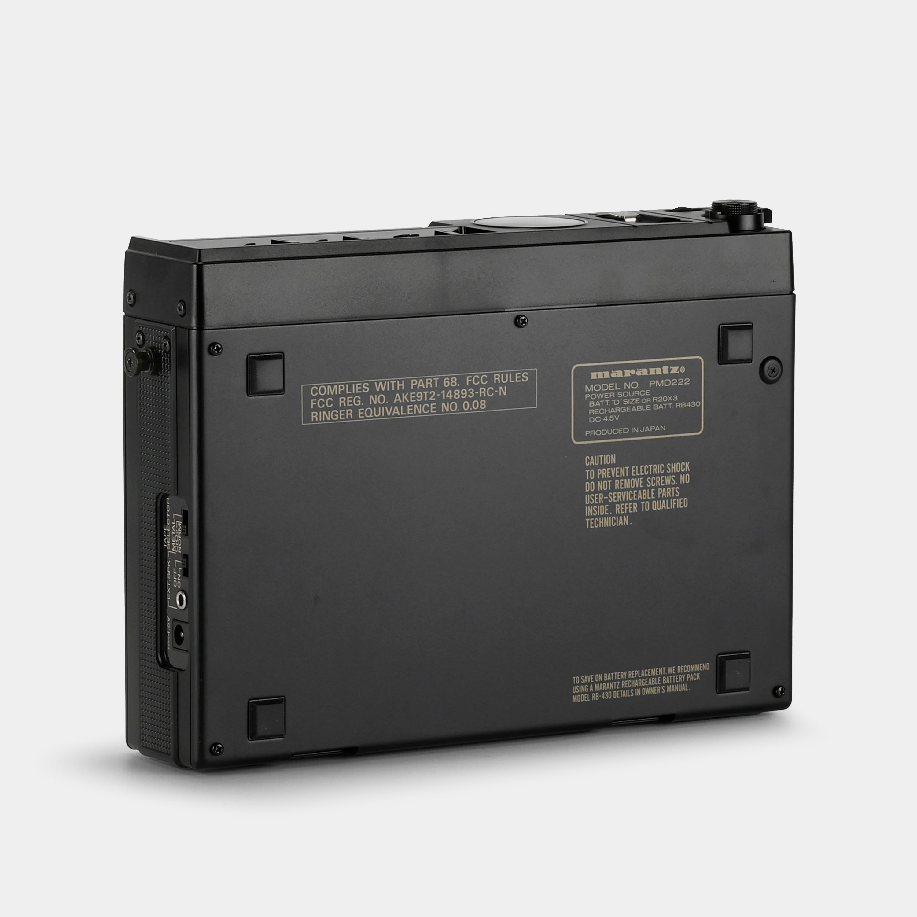 Marantz PMD222 Personal Recorder Cassette Player