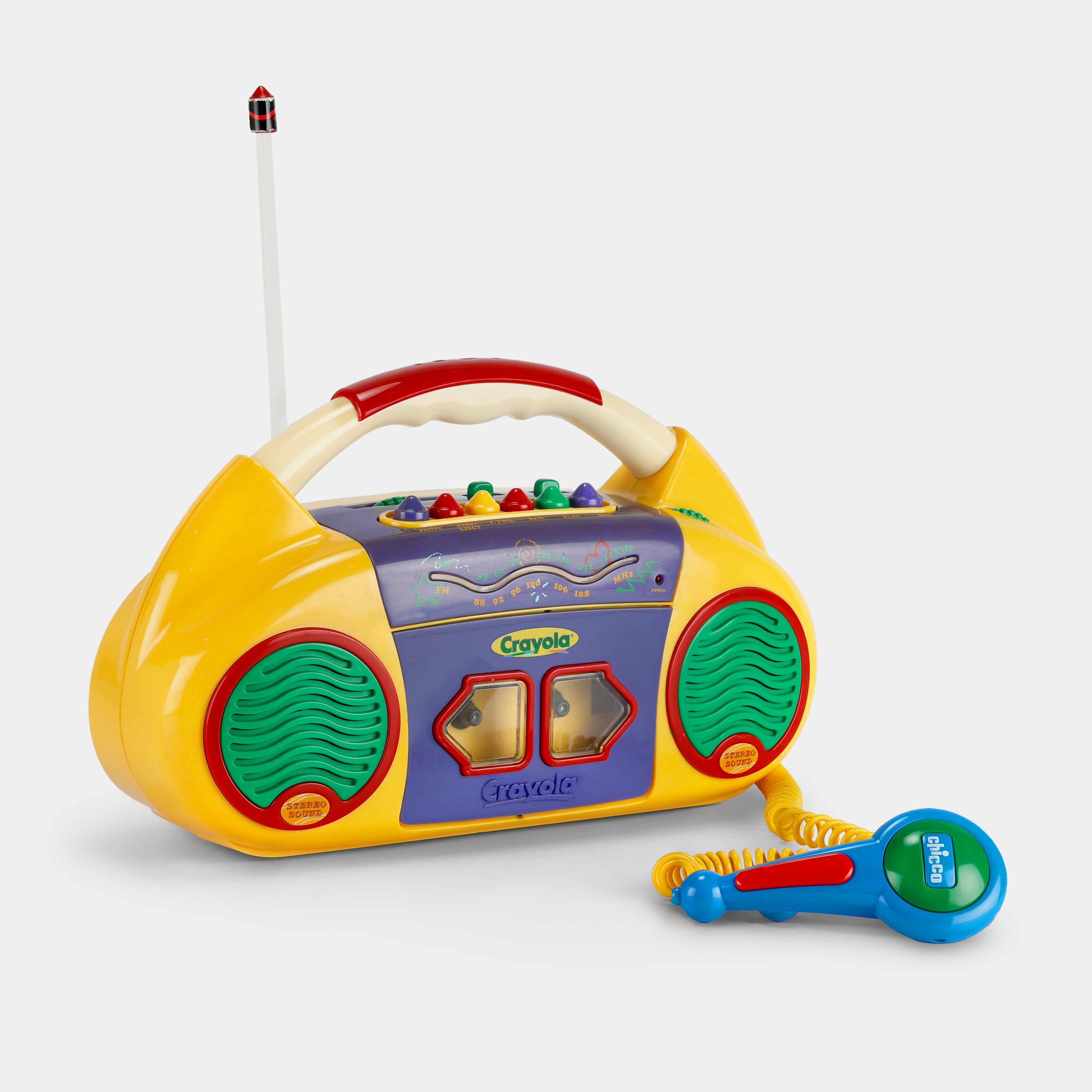Crayola AM/FM Boombox Cassette Player and Recorder