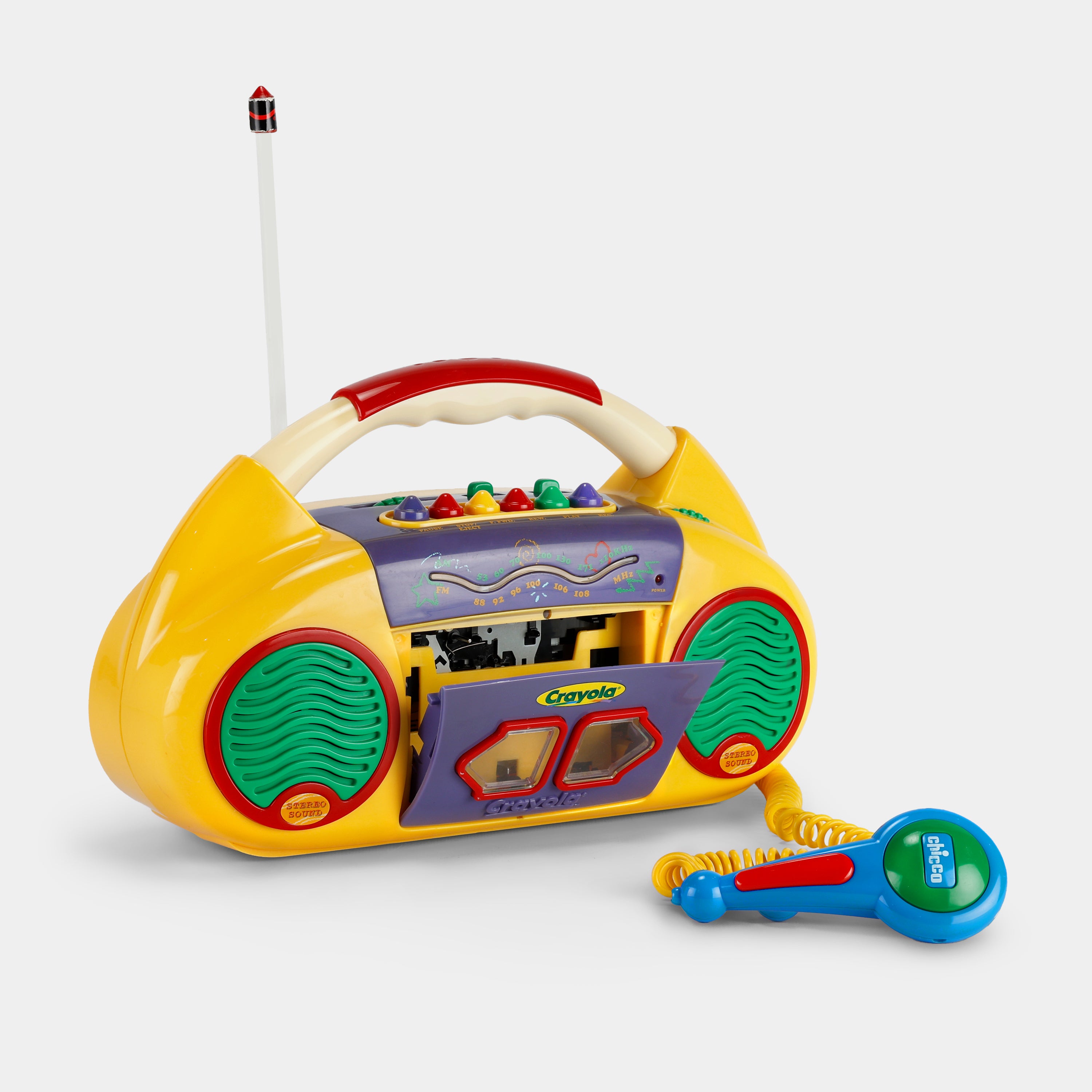Crayola AM/FM Boombox Cassette Player and Recorder