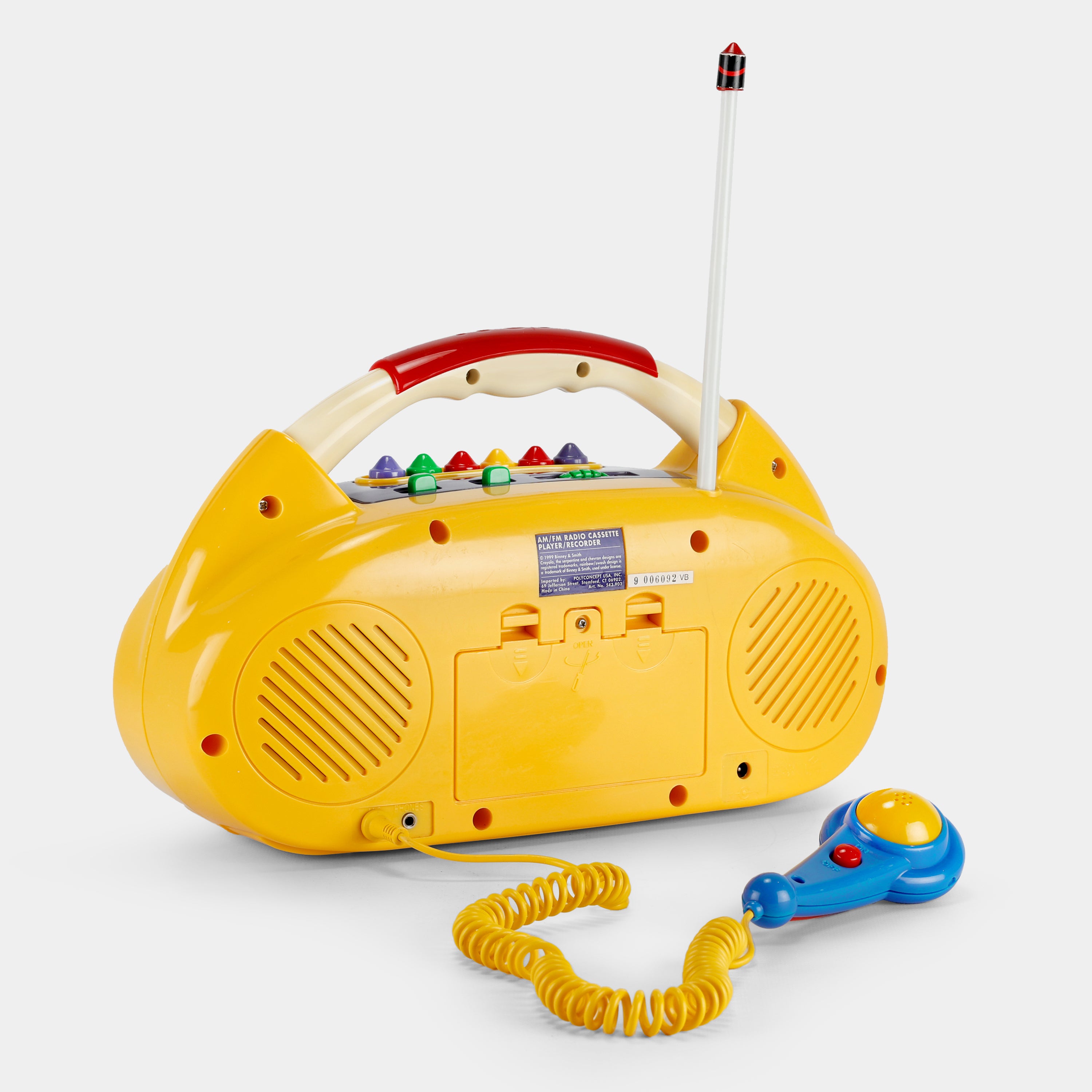 Crayola AM/FM Boombox Cassette Player and Recorder