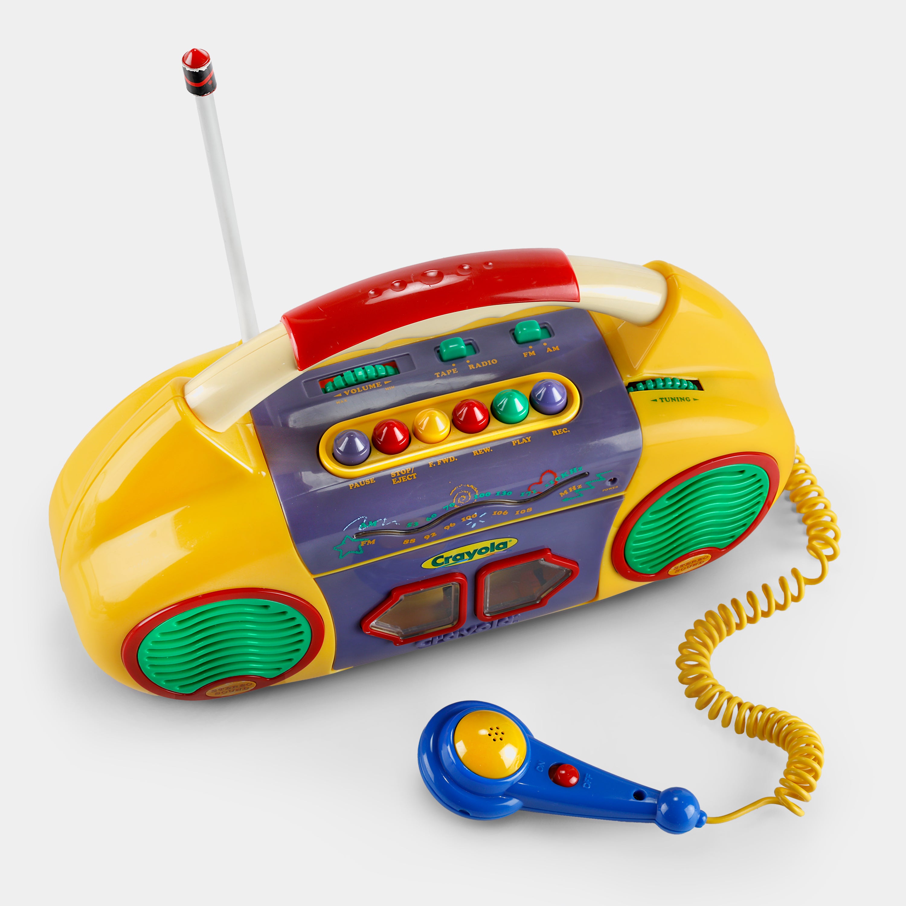 Crayola AM/FM Boombox Cassette Player and Recorder
