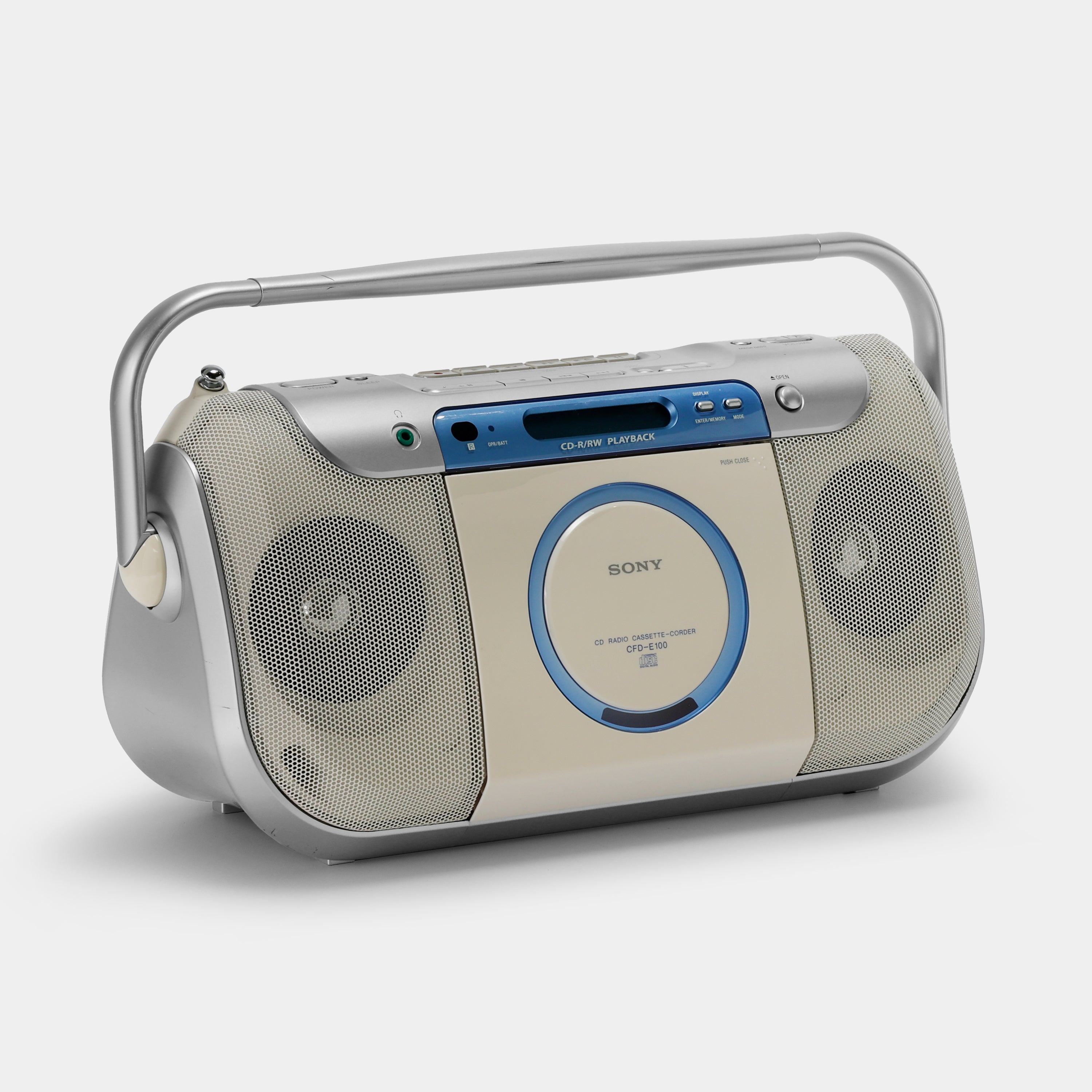 Sony CFD-E100 AM/FM Boombox CD/Cassette-Corder and Player