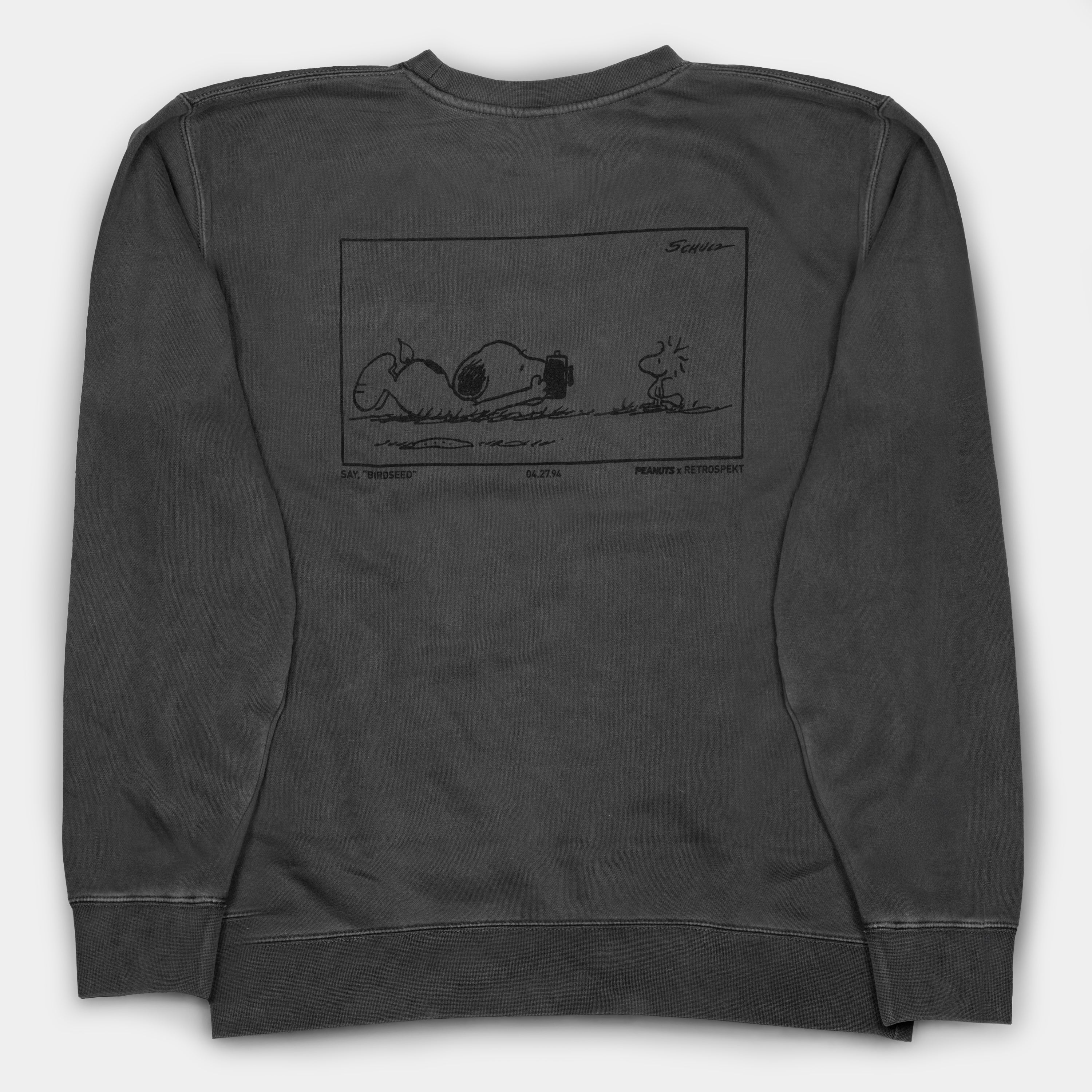 Peanuts x Retrospekt "Say Birdseed" Crewneck Sweatshirt