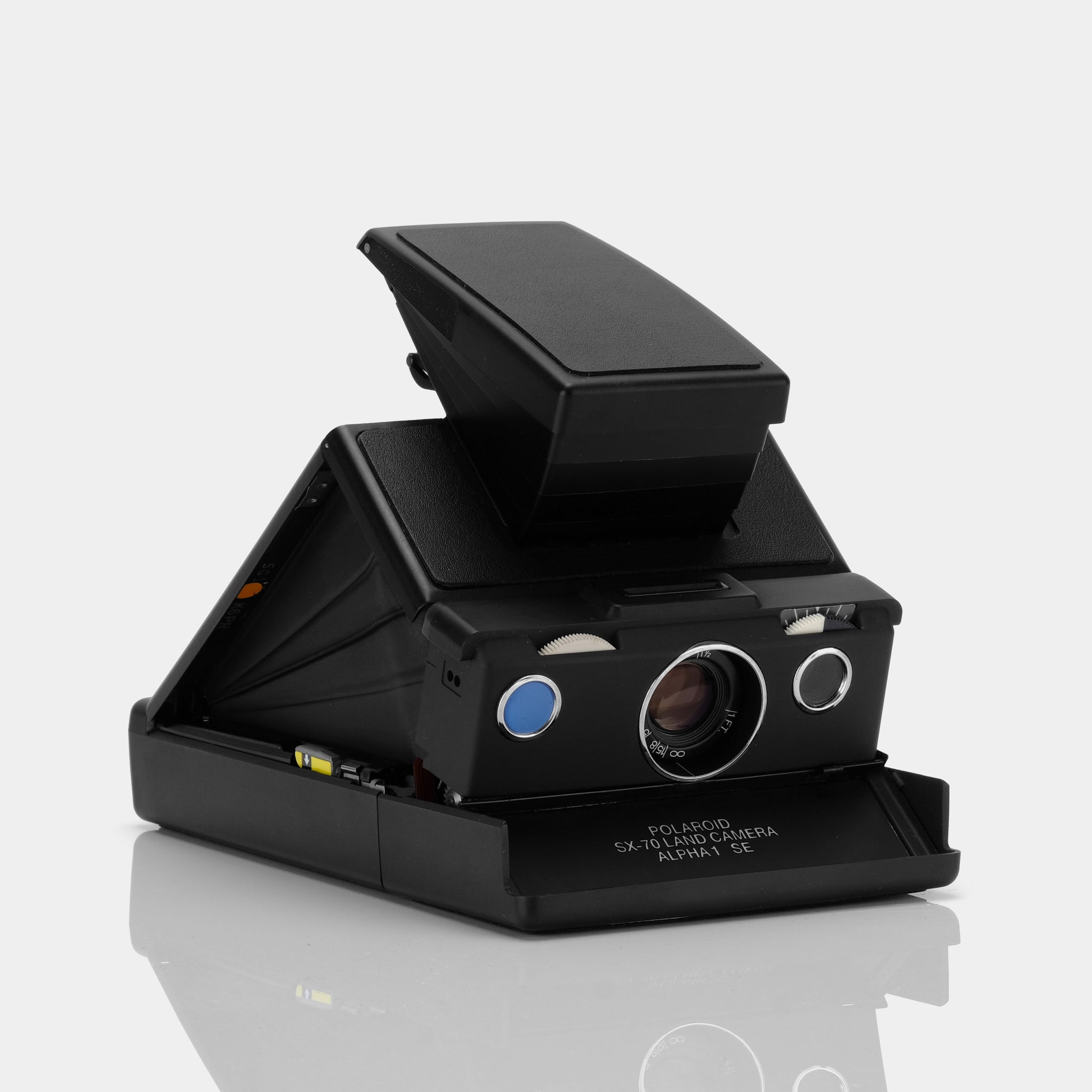 Polaroid SX70 Alpha 1 SE Black Folding Instant Film Camera