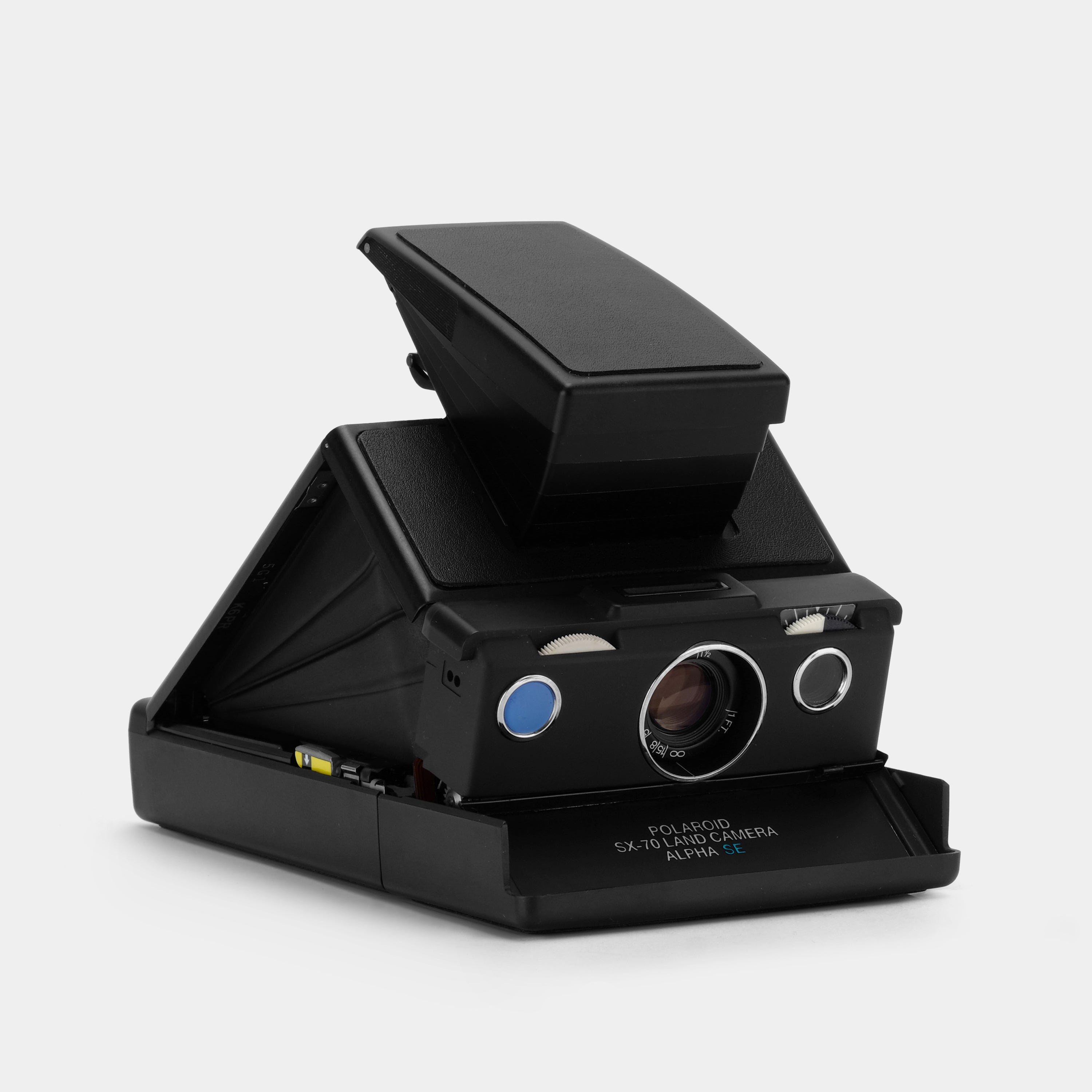 Polaroid SX-70 Alpha SE Black Folding Instant Film Camera
