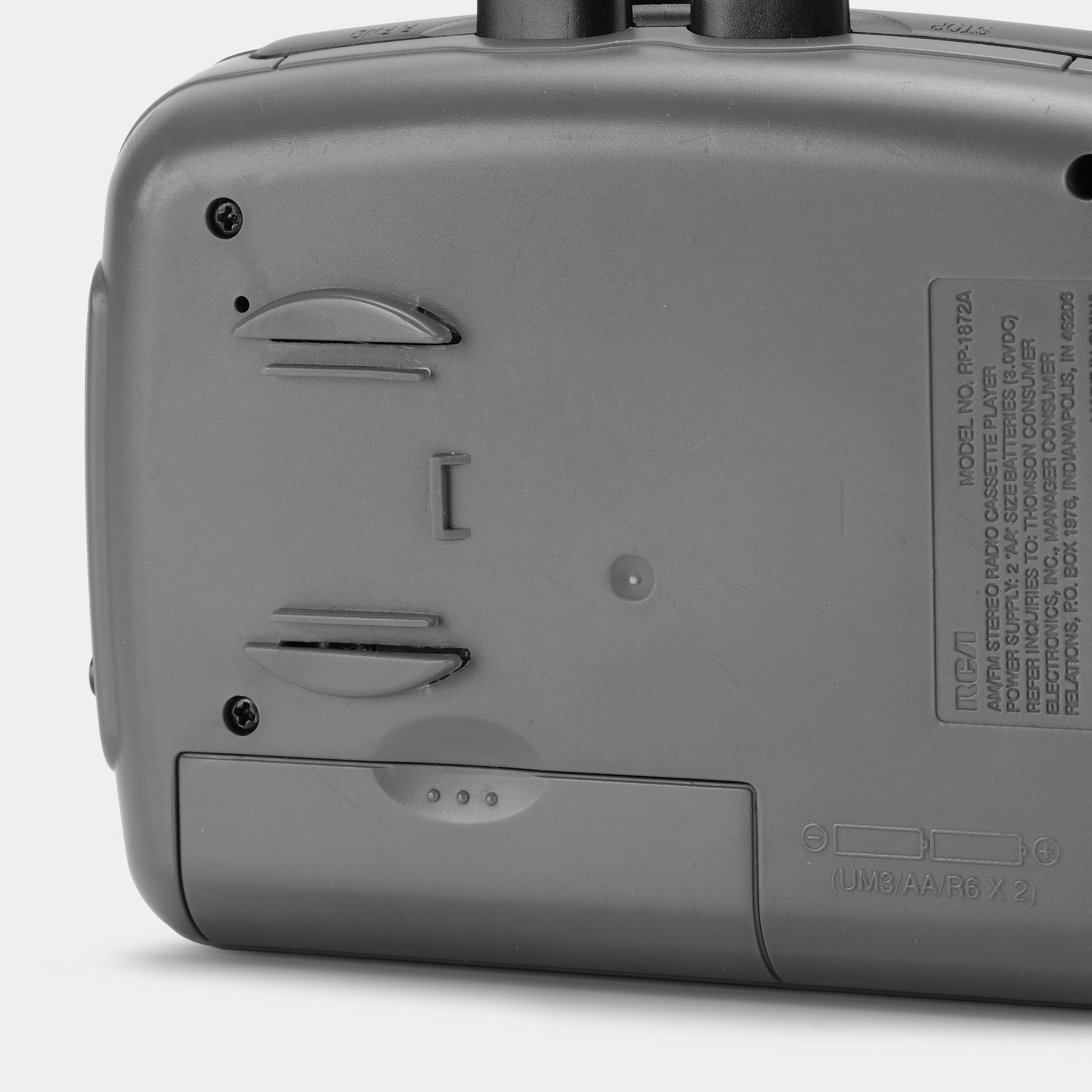 RCA RP-1872A AM/FM Stereo Portable Cassette Player (B-Grade)