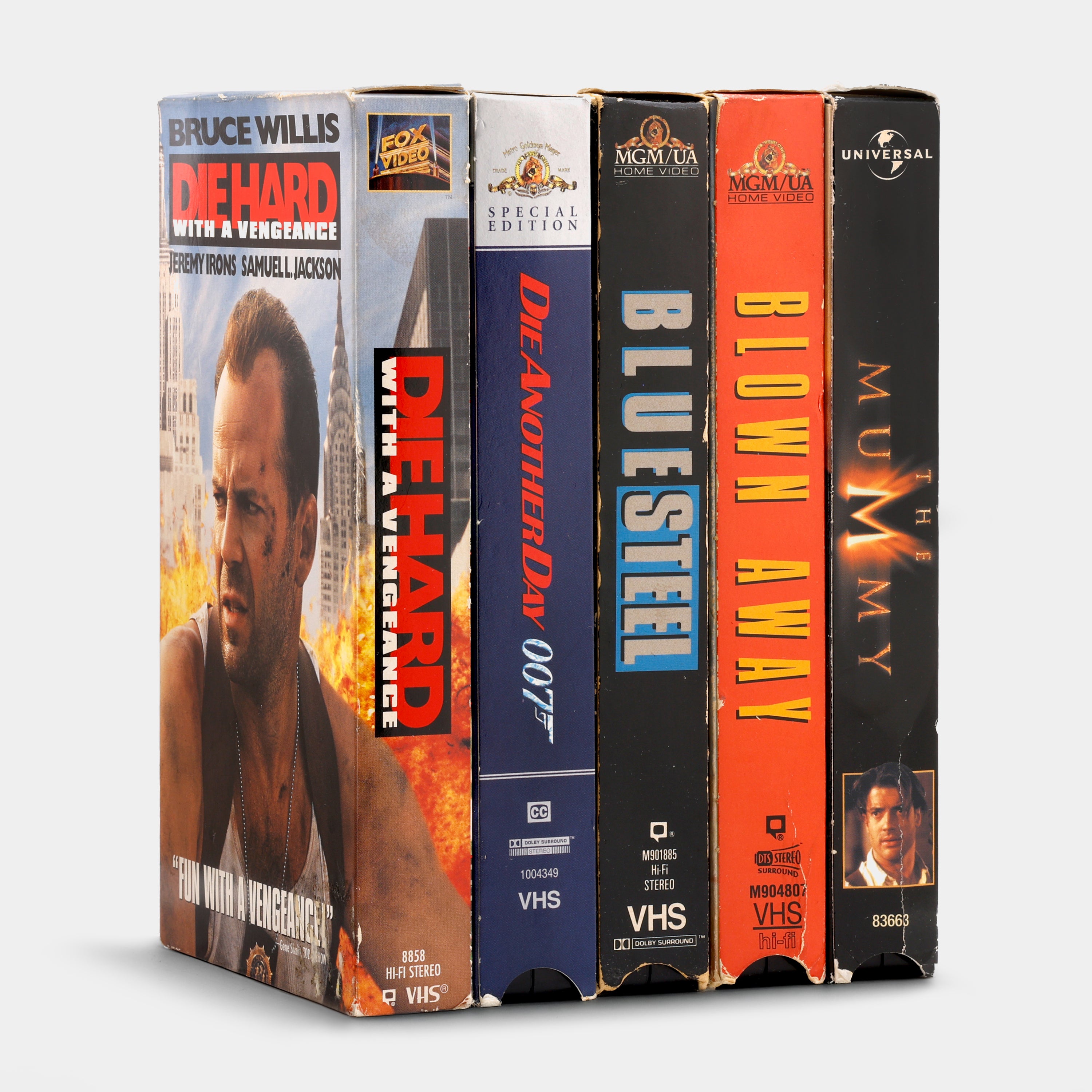 Mystery Bundle: Lot of 5 Miscellaneous VHS Tapes (B-Grade)