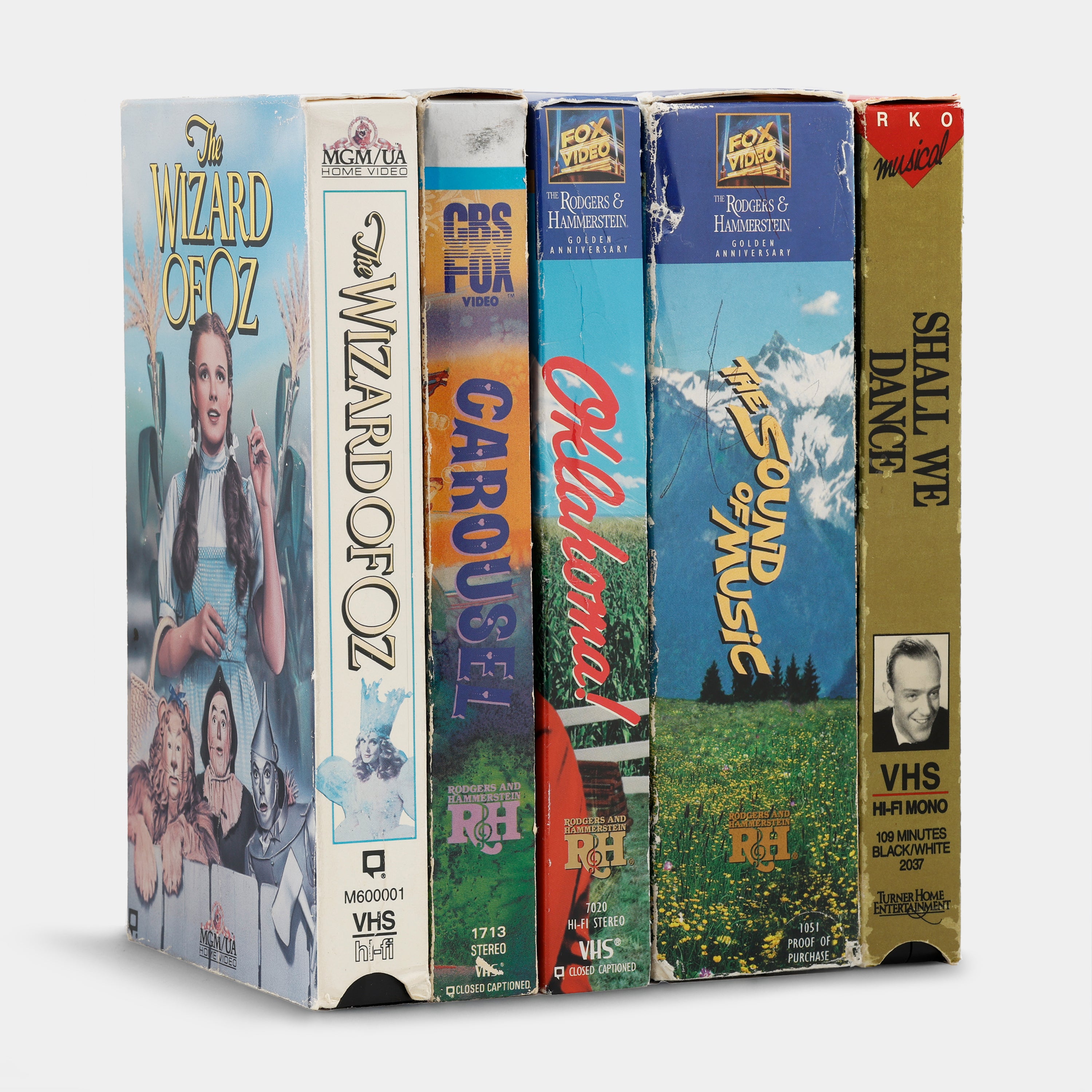 Mystery Bundle: Lot of 5 Miscellaneous VHS Tapes (B-Grade)