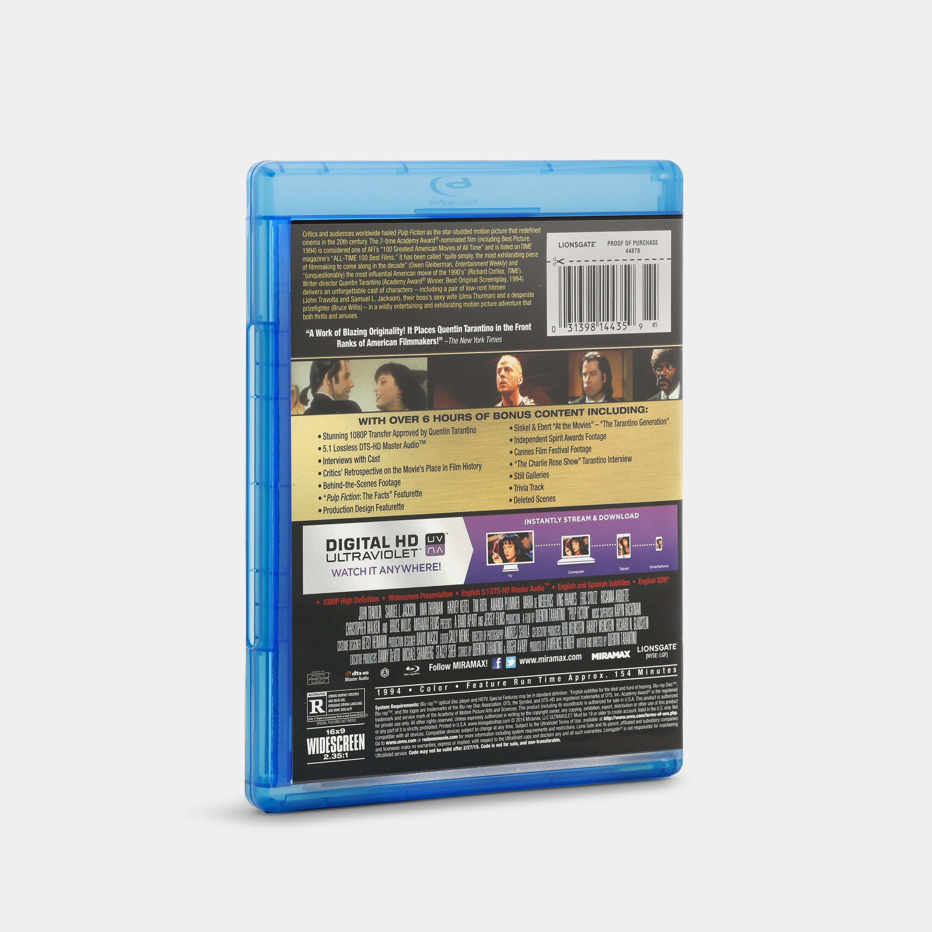 Pulp Fiction Blu-Ray