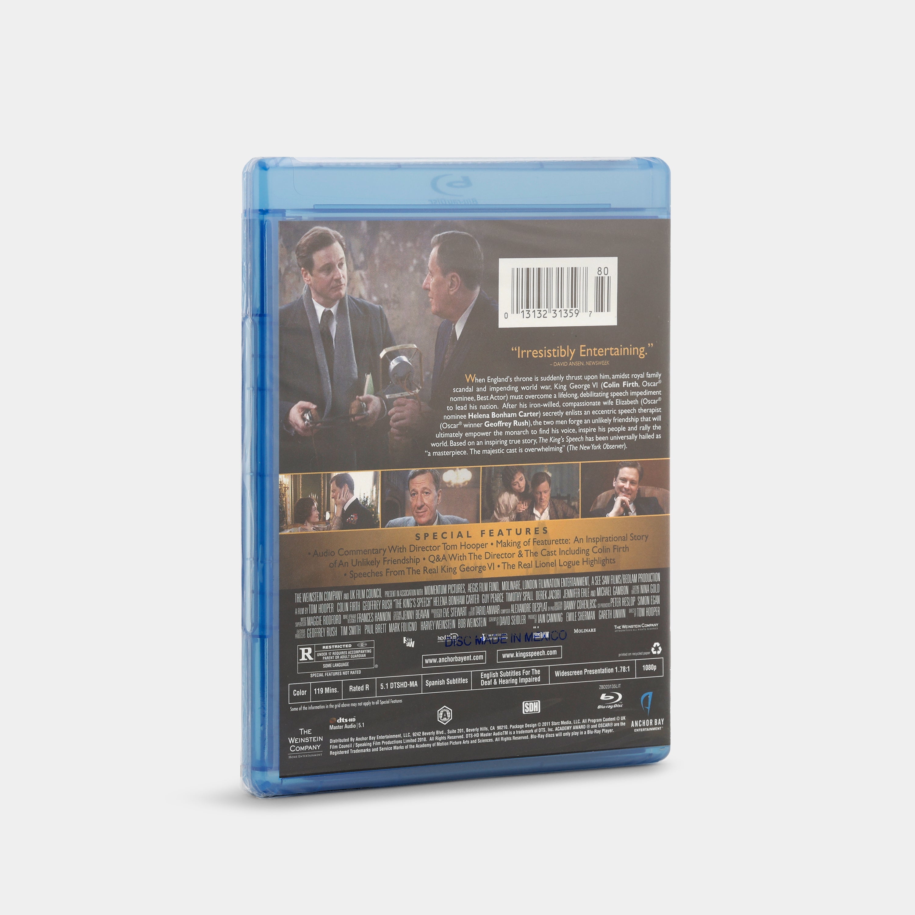 The King’s Speech (Sealed) Blu-Ray
