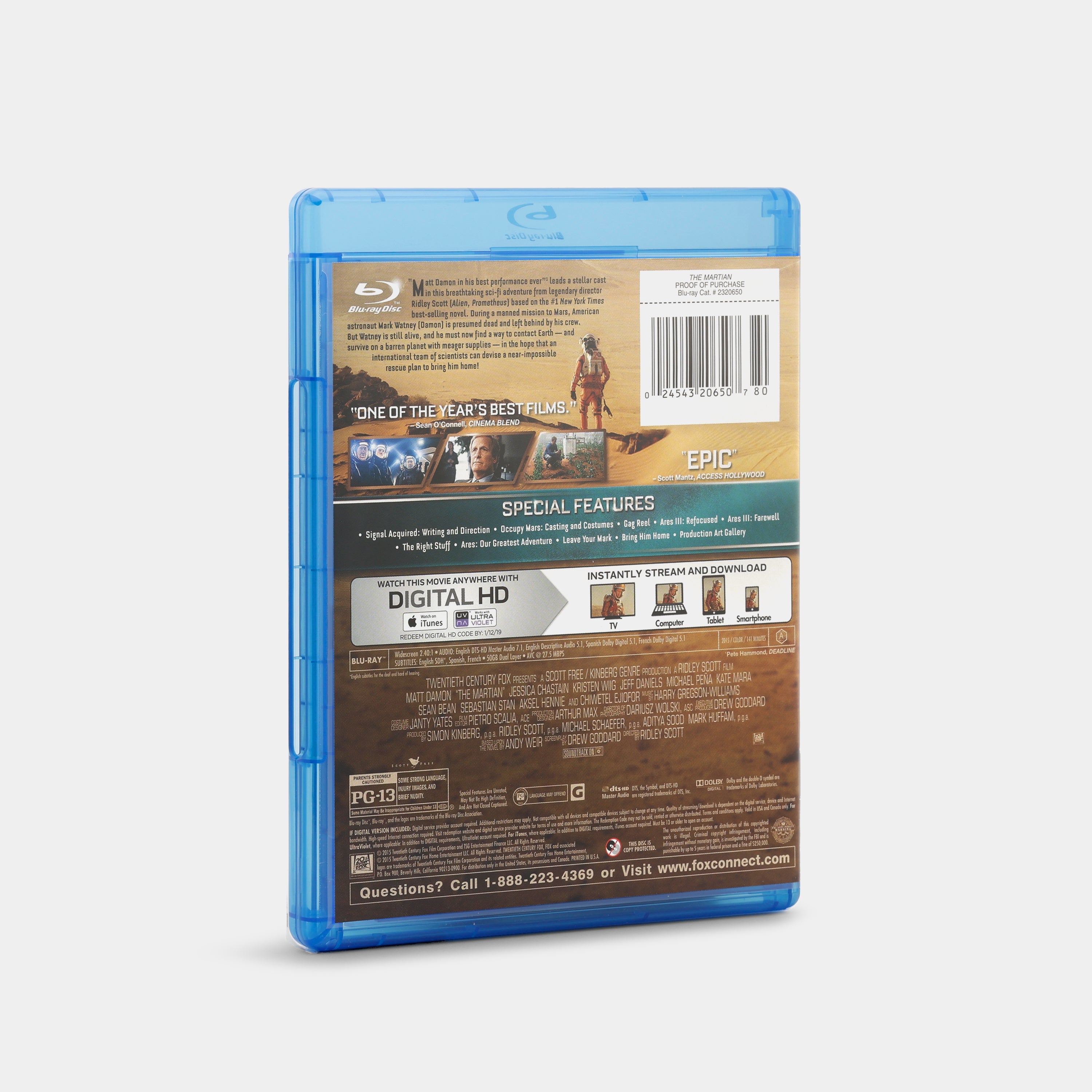The Martian Blu-Ray