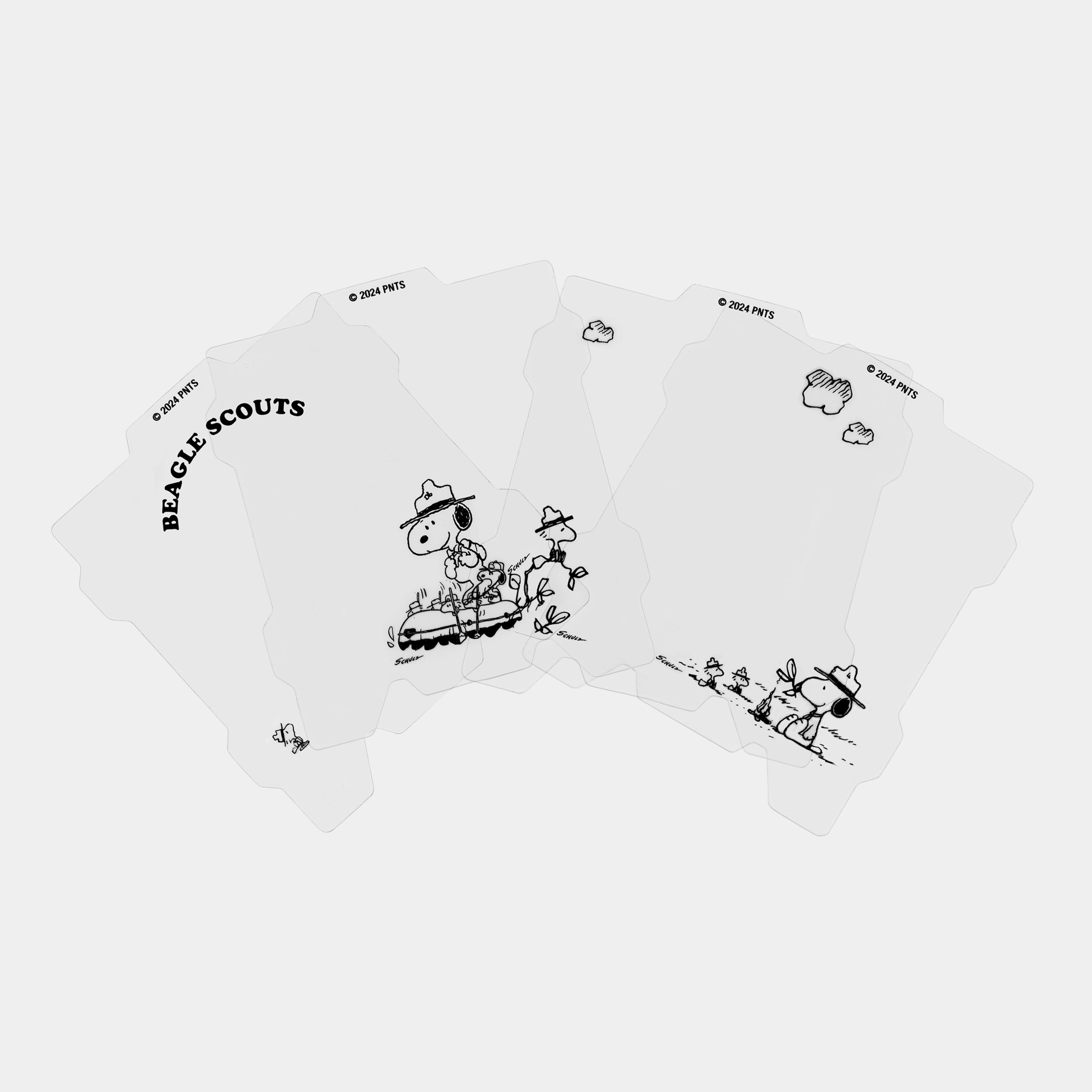 Peanuts Beagle Scouts Photo Filters for Instant Film Cameras (4-Pack)