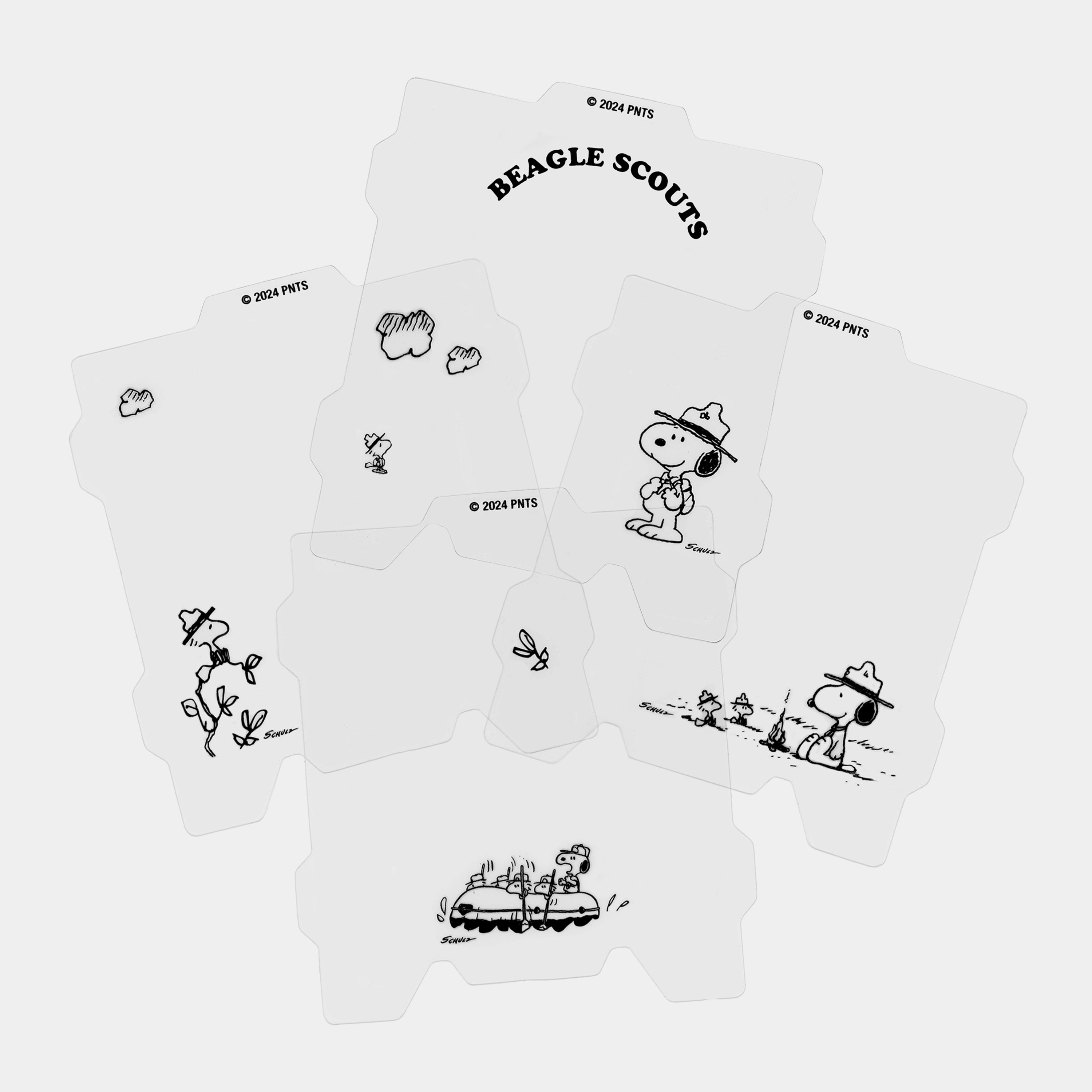 Peanuts Beagle Scouts Photo Filters for Instant Film Cameras (4-Pack)