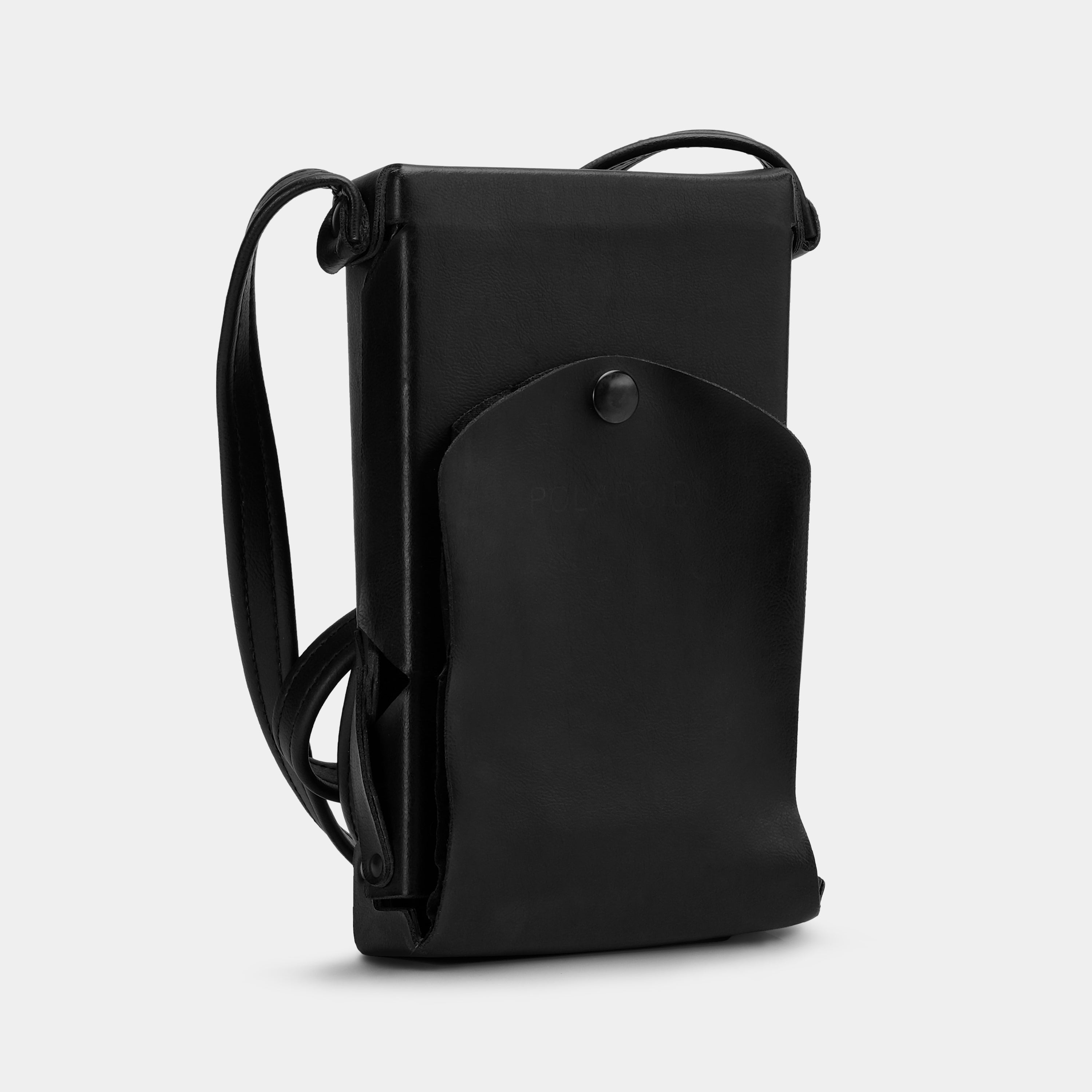Polaroid SX-70 "Ever-Ready" Style Black Leather Folding Camera Case