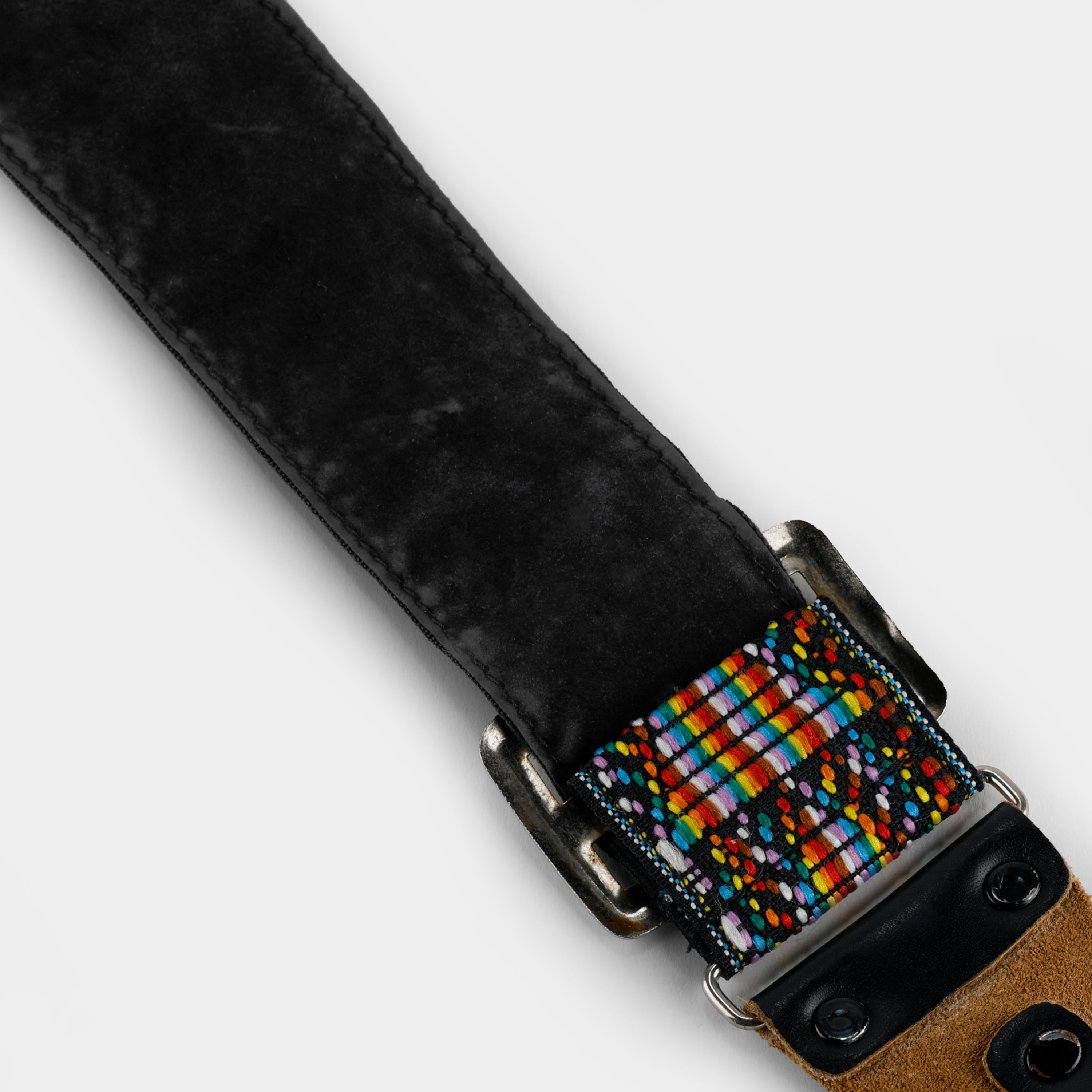 Vintage Rainbow Patterned Hippie Camera Strap