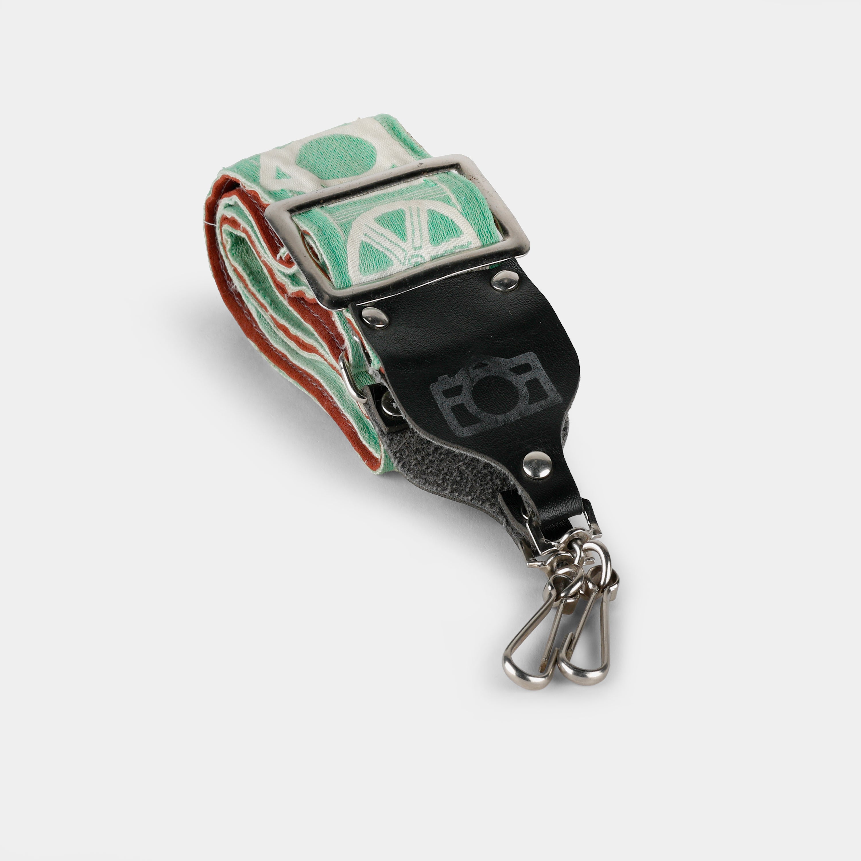 Vintage Green Camera Strap