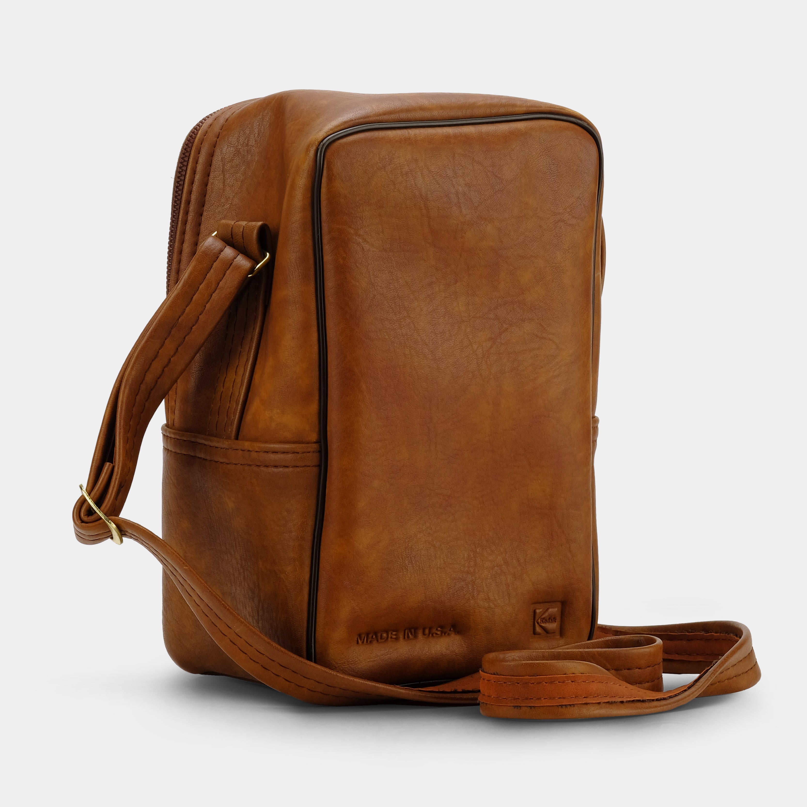 Kodak Brown Leather Camera Bag