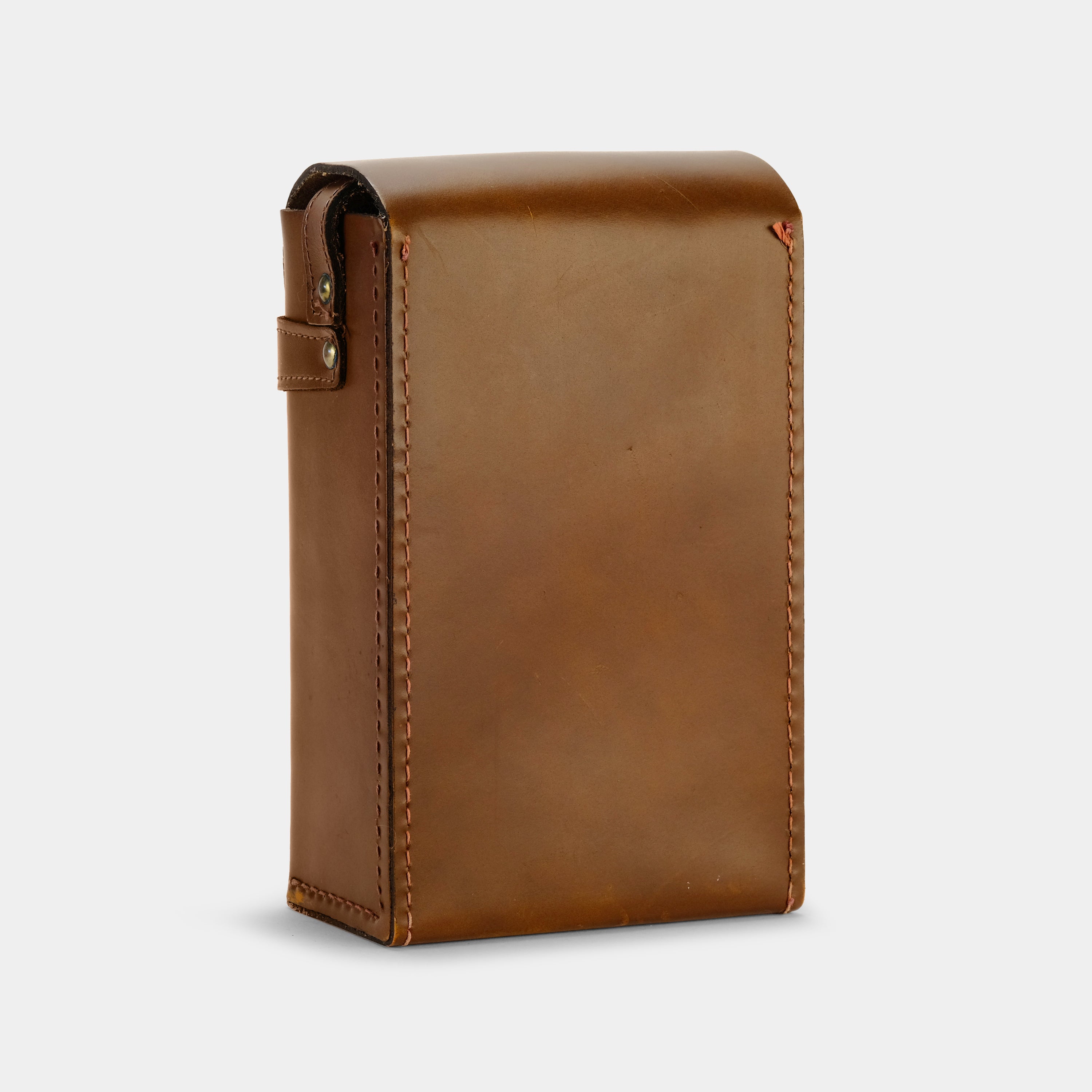 Brown Leather Folding Instant Camera Case