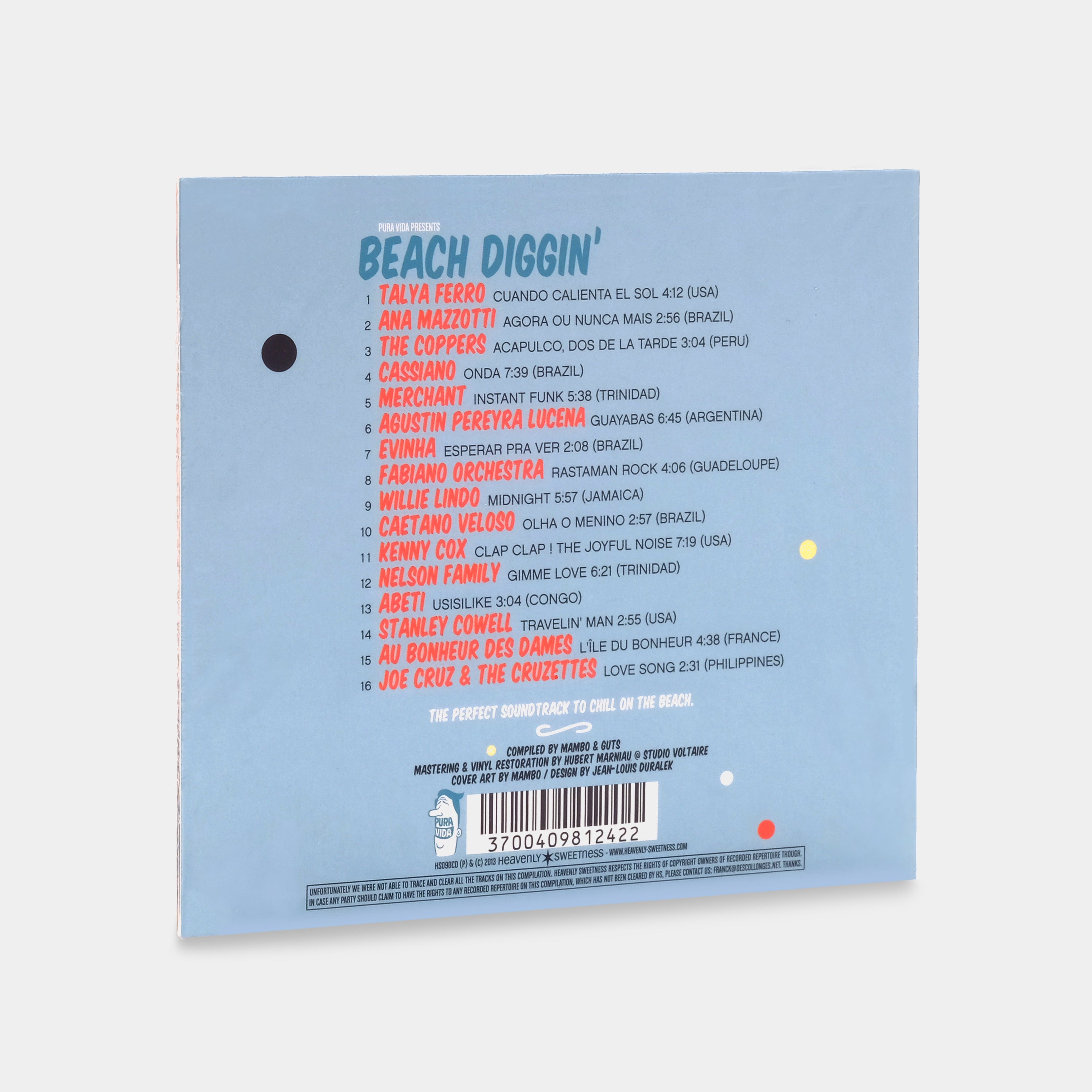Pura Vida Presents: Beach Diggin' Volume 1 CD