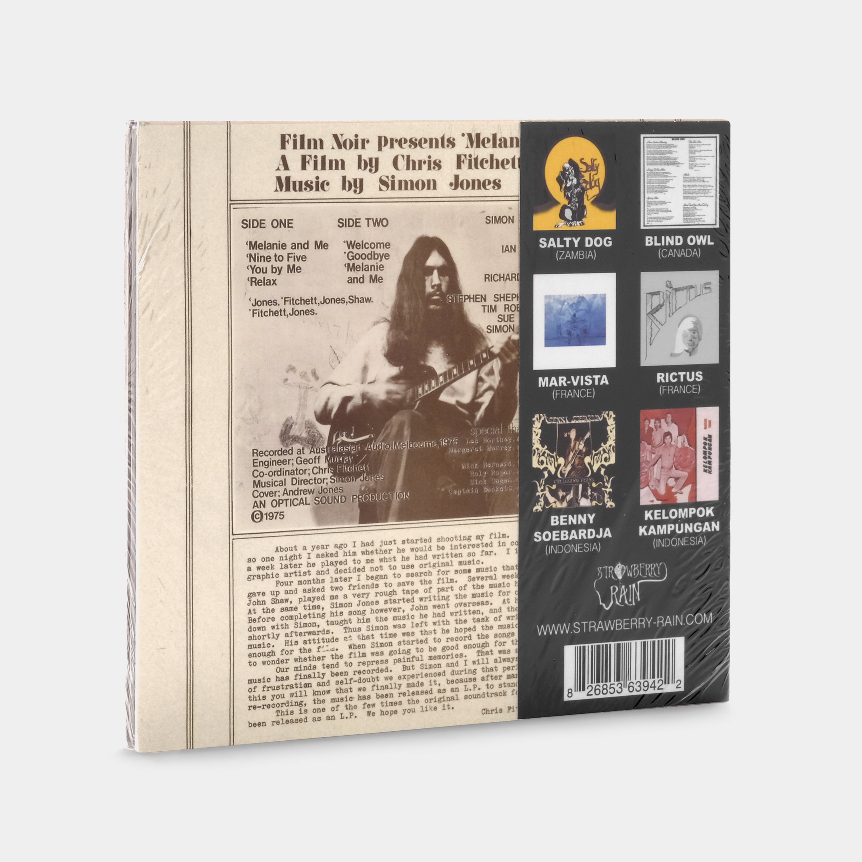 Simon Jones - Melanie And Me CD